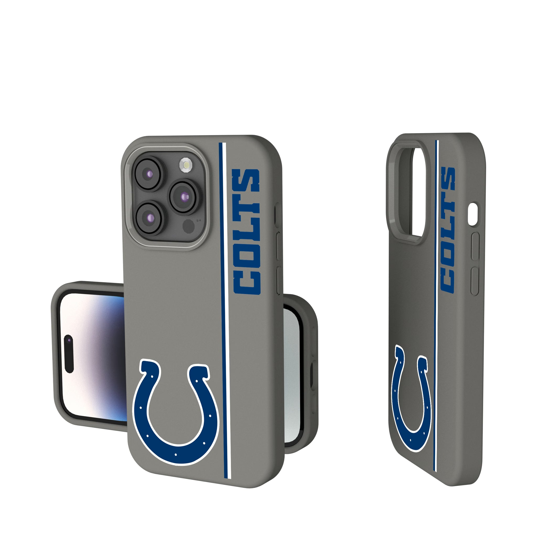 Indianapolis Colts Sidebar iPhone Soft Touch Phone Case for Apple iPhone