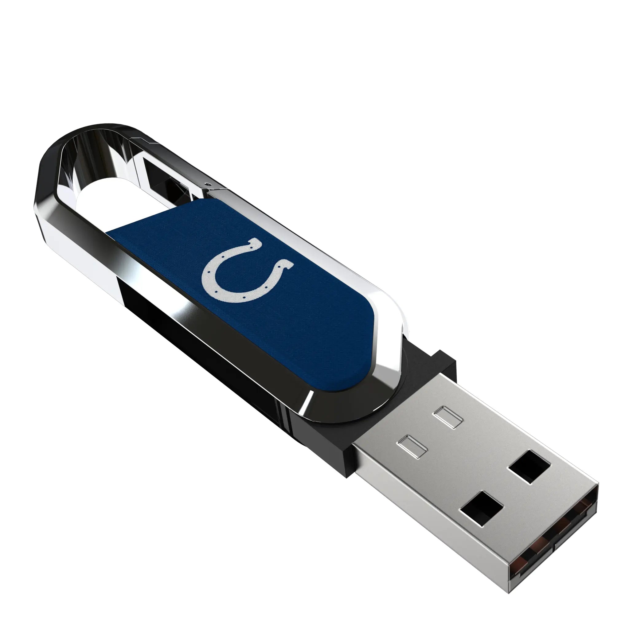 Indianapolis Colts Solid USB 64GB Clip Style Flash Drive