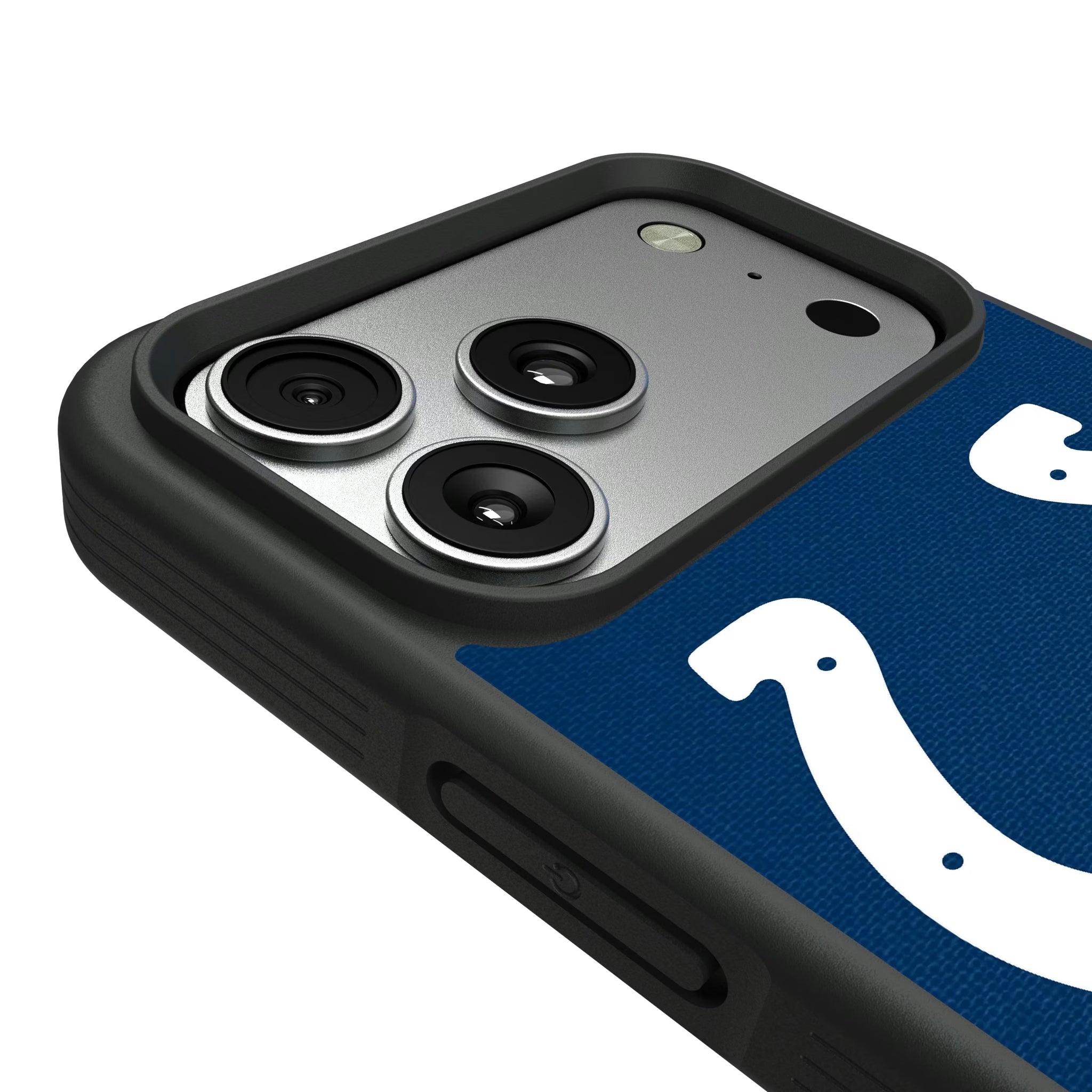 Indianapolis Colts Stripe iPhone Bump Phone Case for Apple iPhone - Detail#Device_iPhone 17 Pro Max