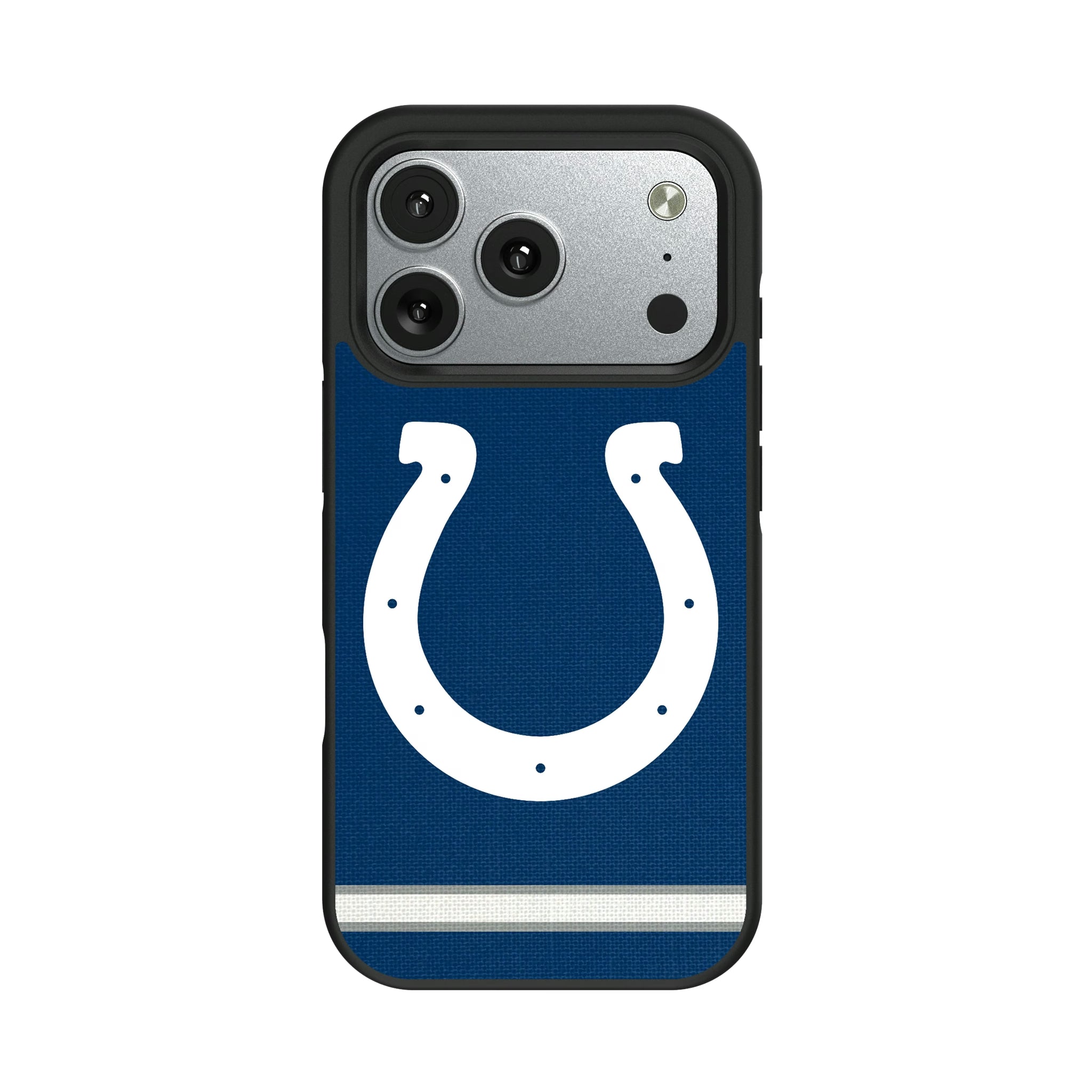 Indianapolis Colts Stripe iPhone Bump Phone Case for Apple iPhone#Device_iPhone 17 Pro