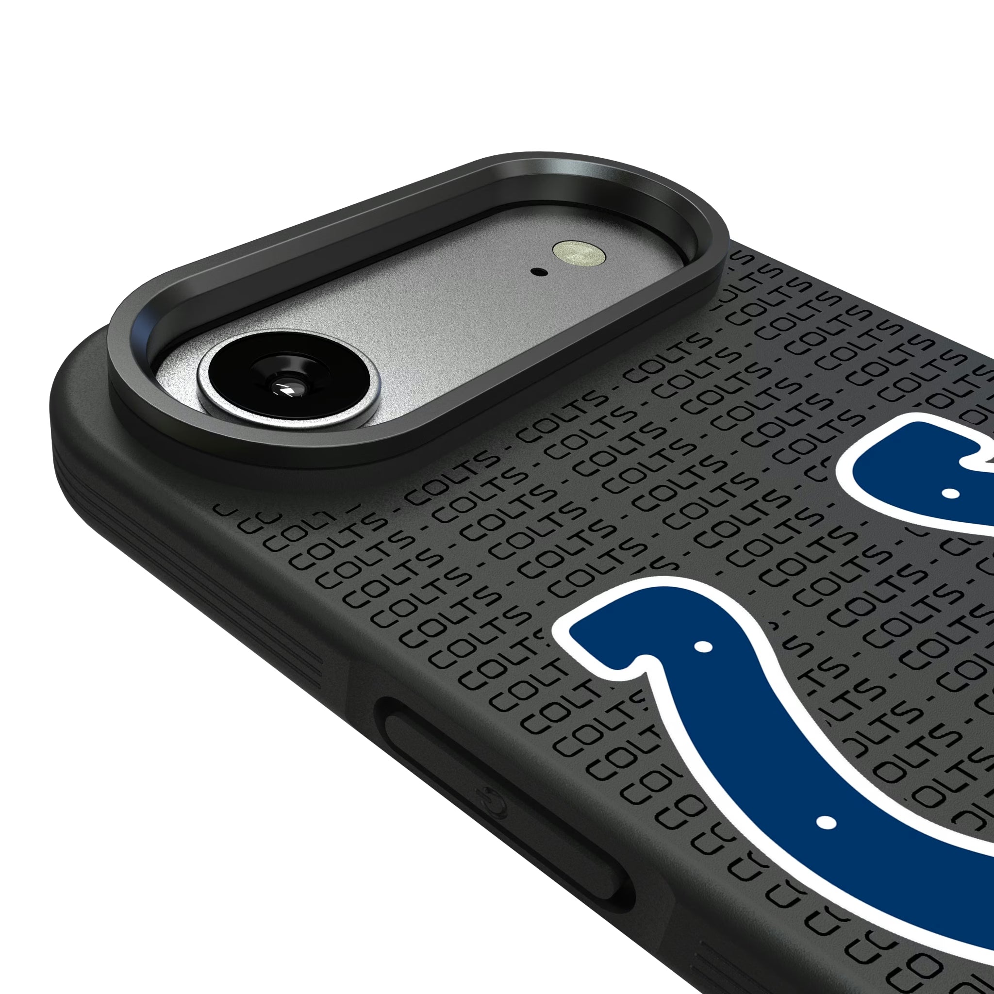 Indianapolis Colts Text Backdrop iPhone Bump Phone Case for Apple iPhone - Detail#Device_iPhone Air