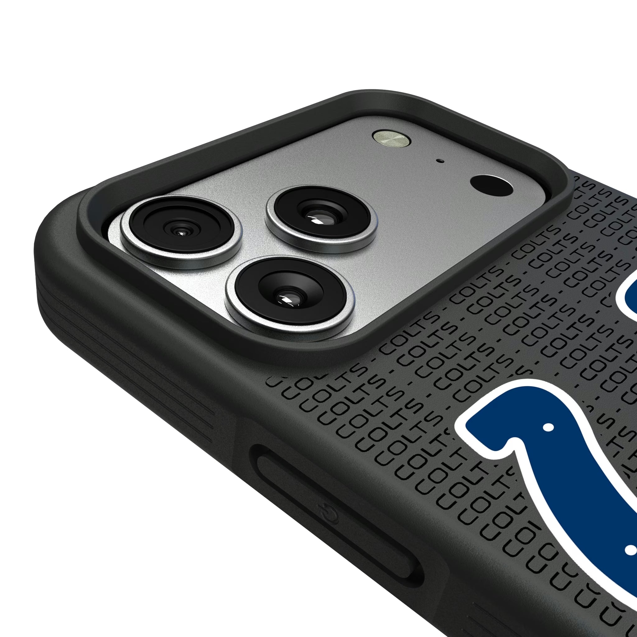 Indianapolis Colts Text Backdrop iPhone Bump Phone Case for Apple iPhone - Detail#Device_iPhone 17 Pro Max