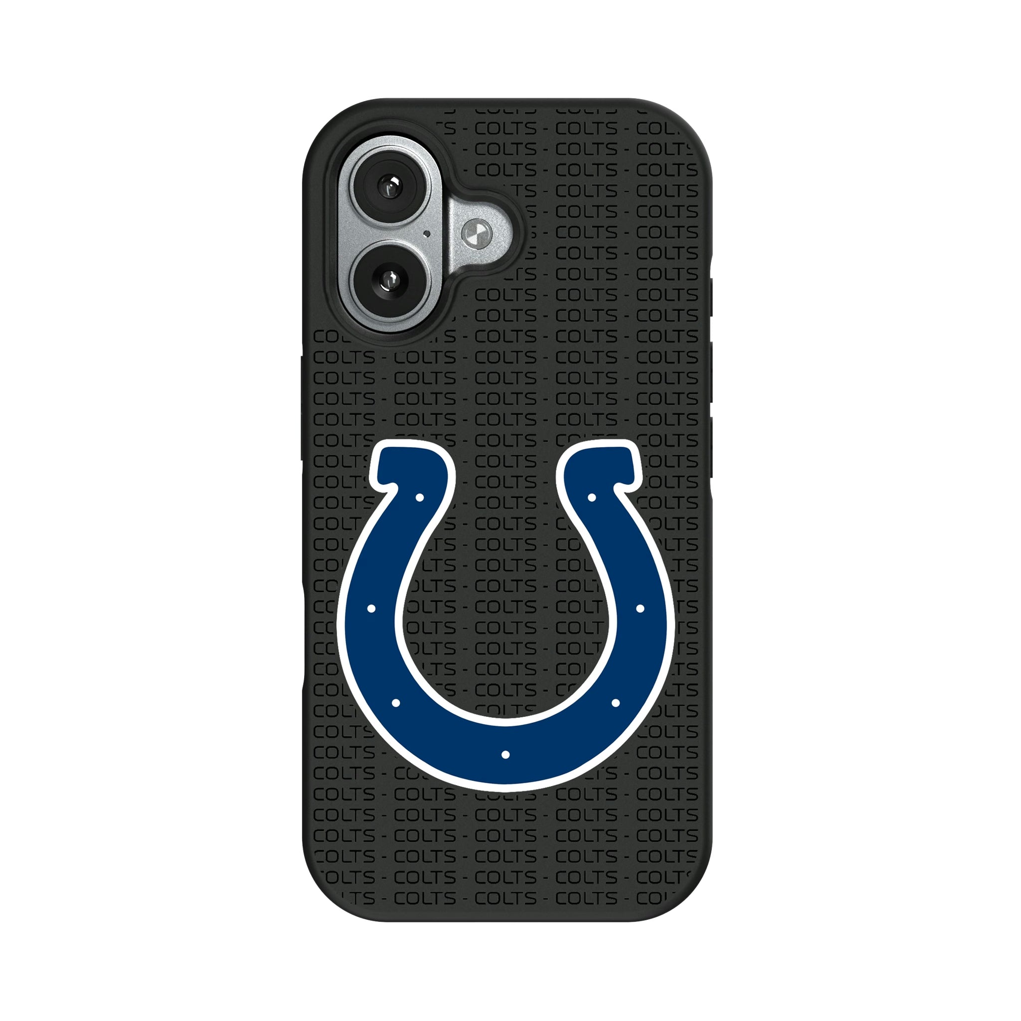 Indianapolis Colts Text Backdrop iPhone Bump Phone Case for Apple iPhone#Device_iPhone 17