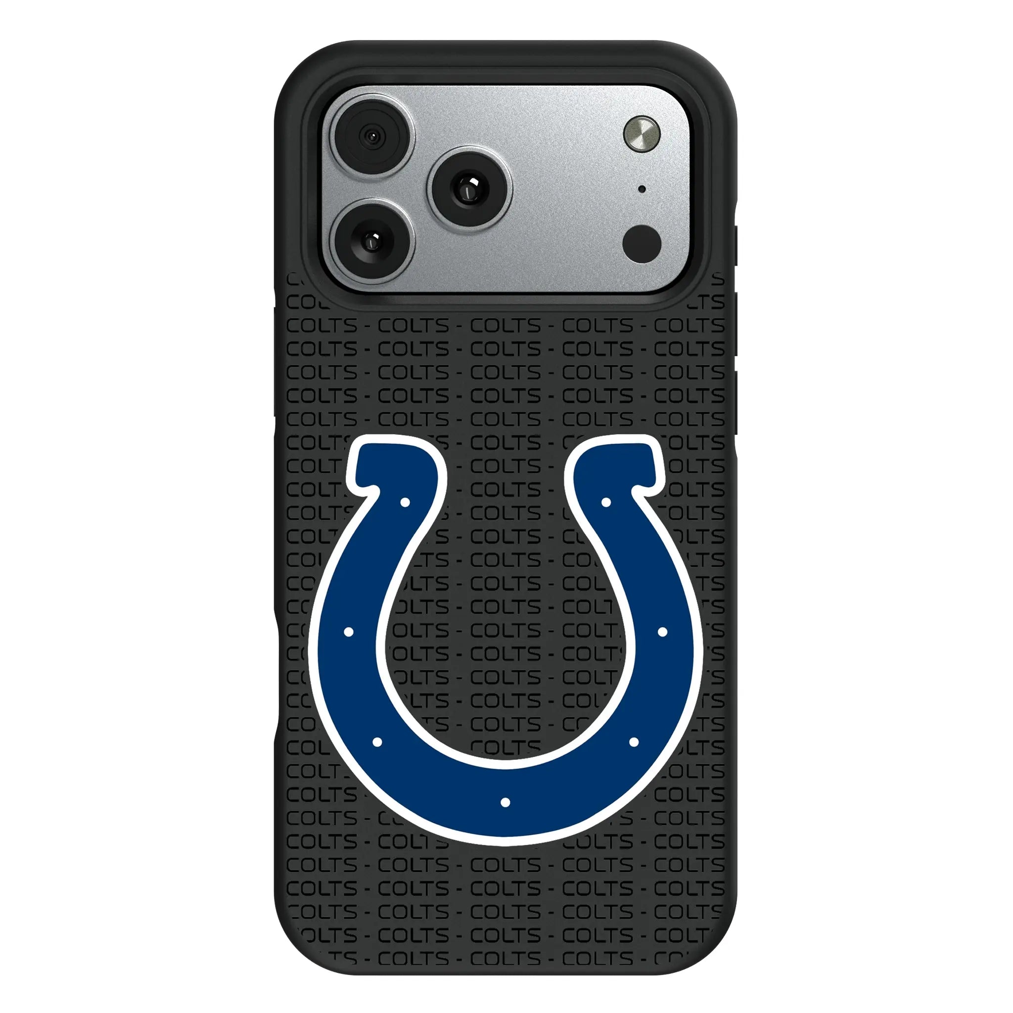 Indianapolis Colts Text Backdrop iPhone Bump Phone Case for Apple iPhone#Device_iPhone 17 Pro Max