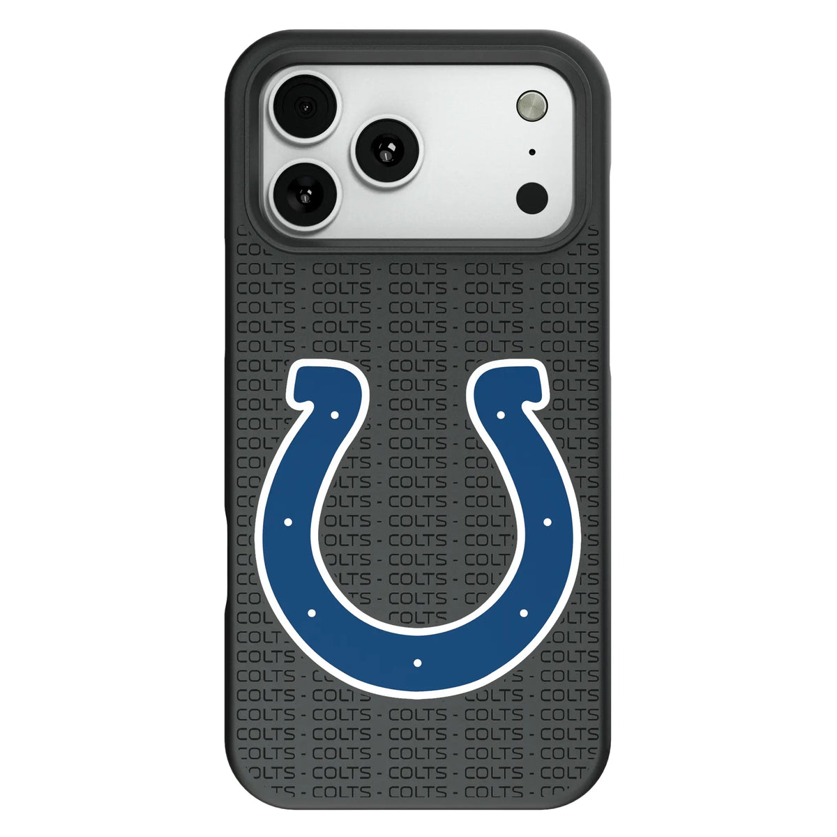 Indianapolis Colts Text Backdrop Bump Phone Case for Apple iPhone