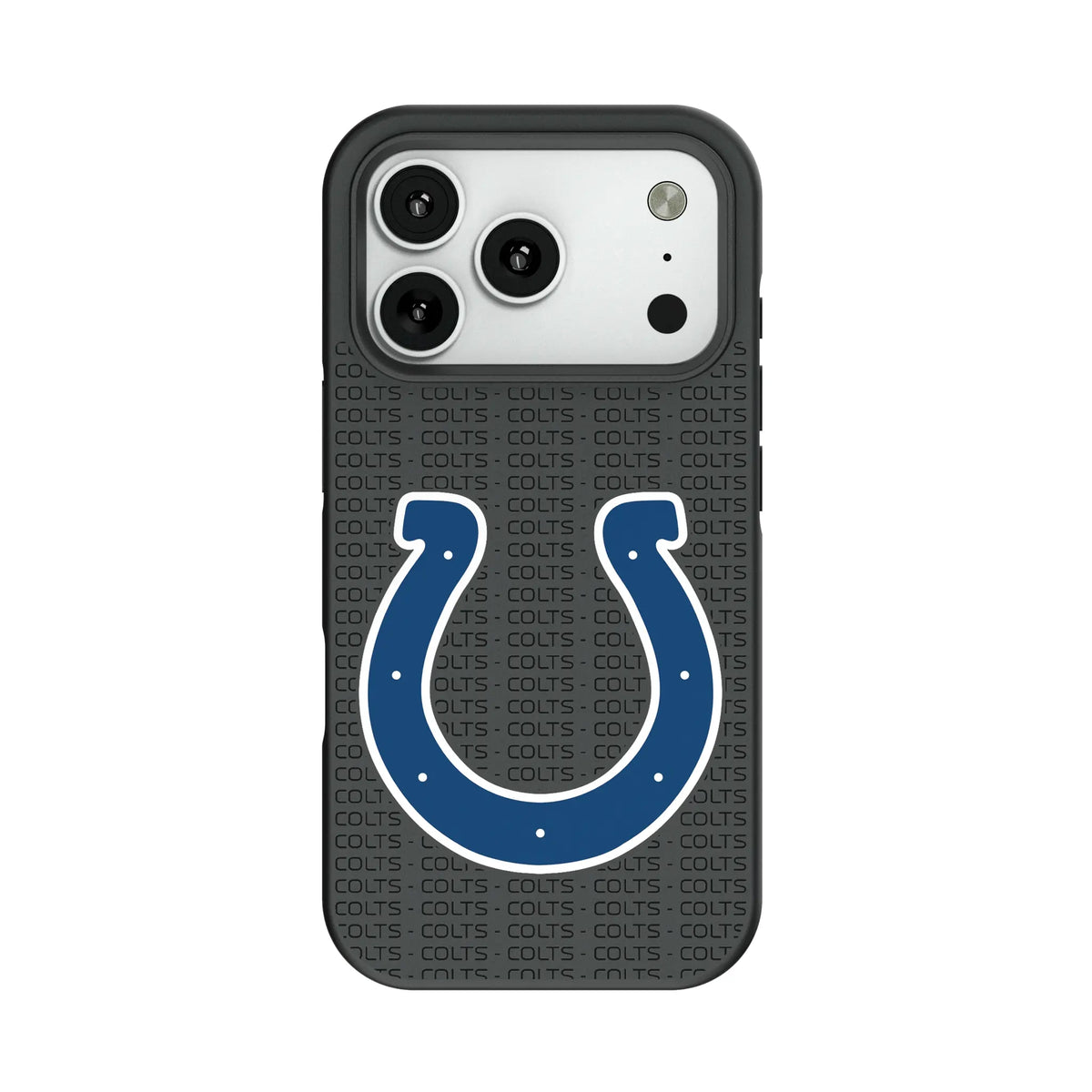 Indianapolis Colts Text Backdrop Bump Phone Case for Apple iPhone