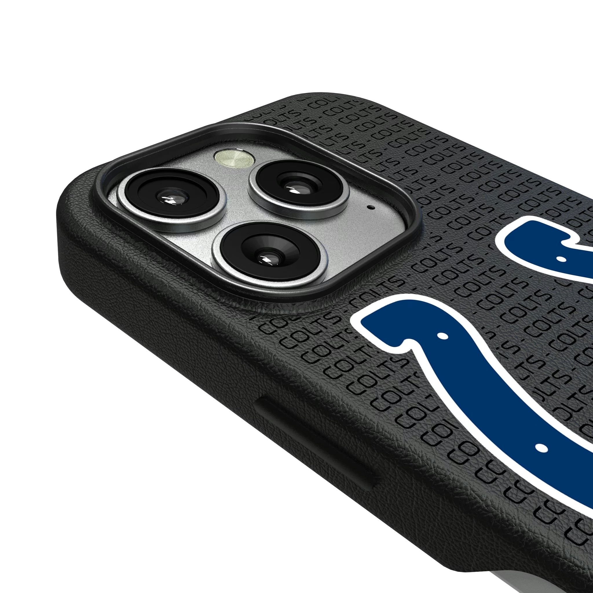 Indianapolis Colts Text Backdrop iPhone MagSafe Compatible Phone Case for Apple iPhone - Detail