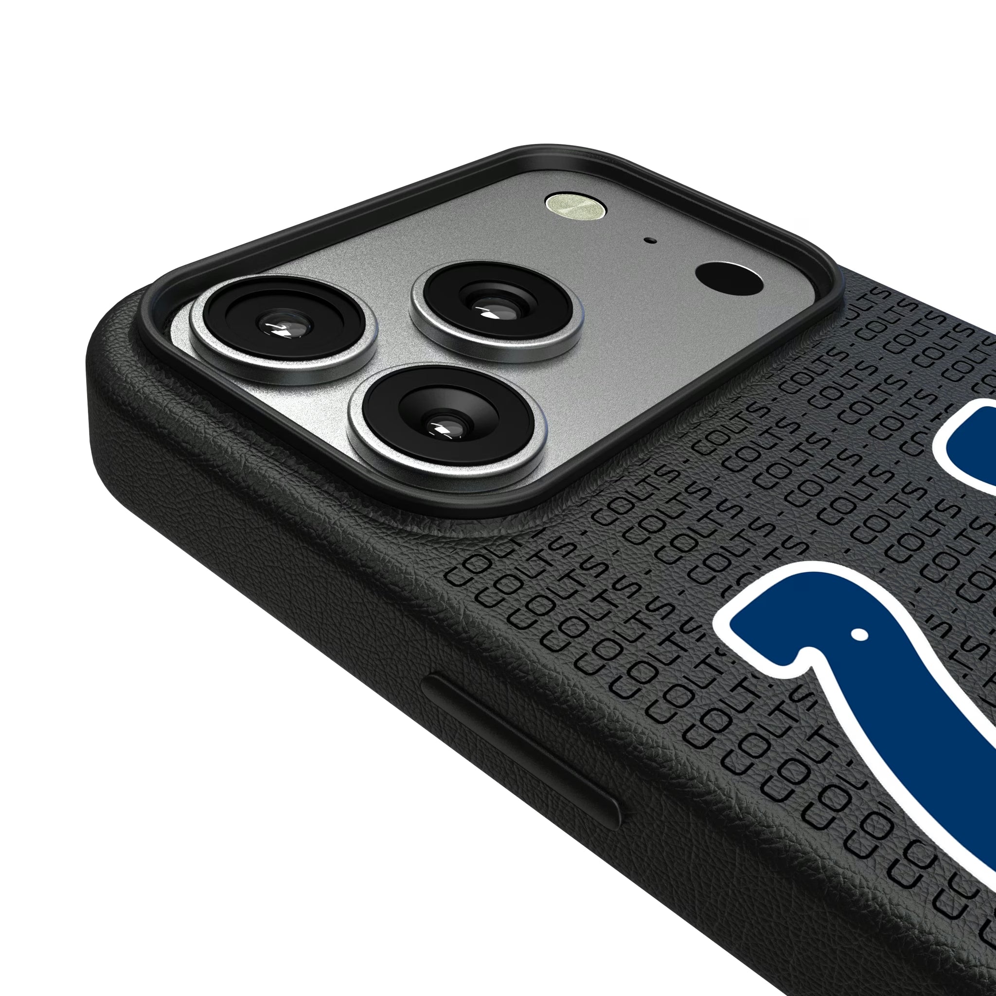Indianapolis Colts Text Backdrop iPhone MagSafe Compatible Phone Case for Apple iPhone - Detail#Device_iPhone 17 Pro