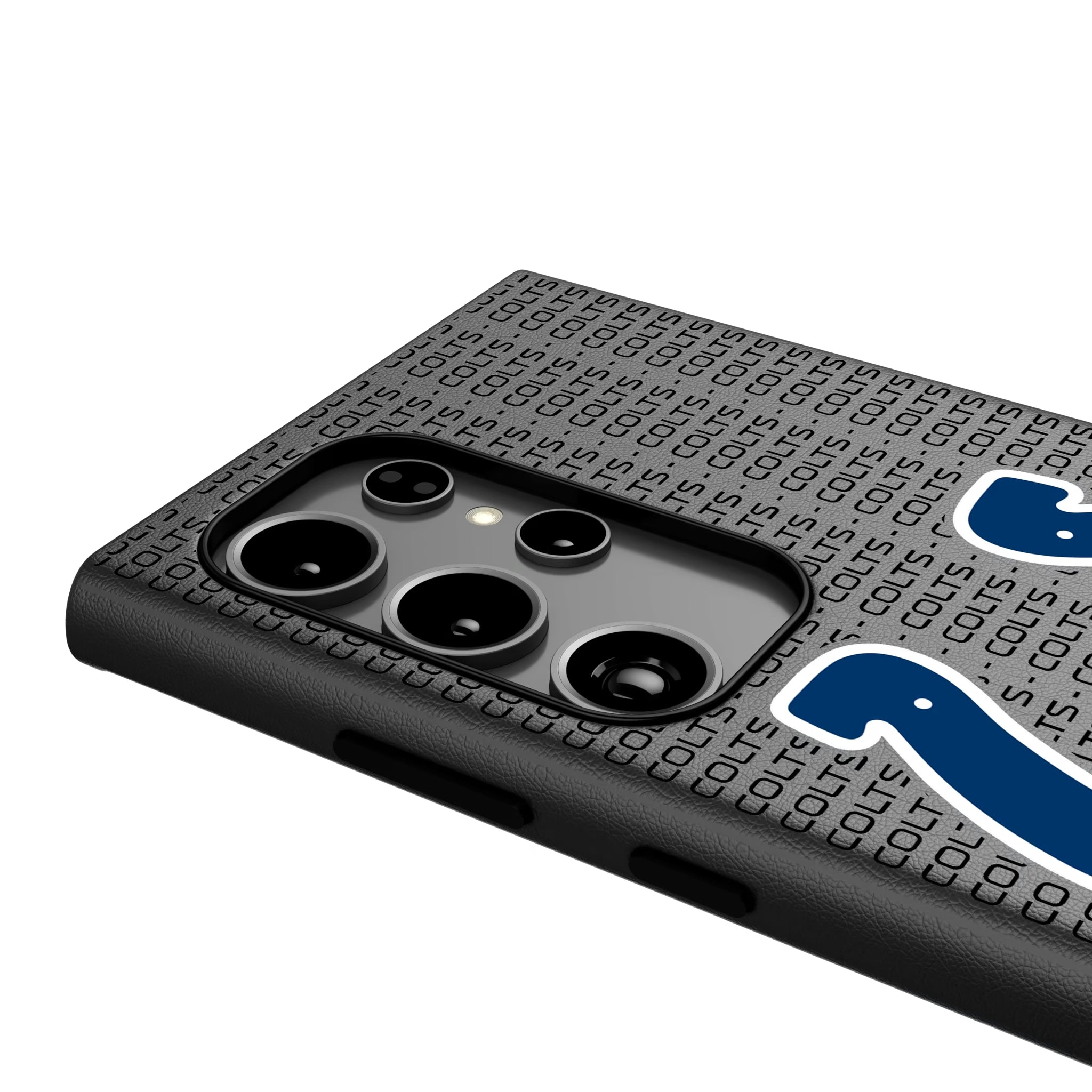Indianapolis Colts Text Backdrop Galaxy MagSafe Compatible Phone Case for Samsung Galaxy - Detail