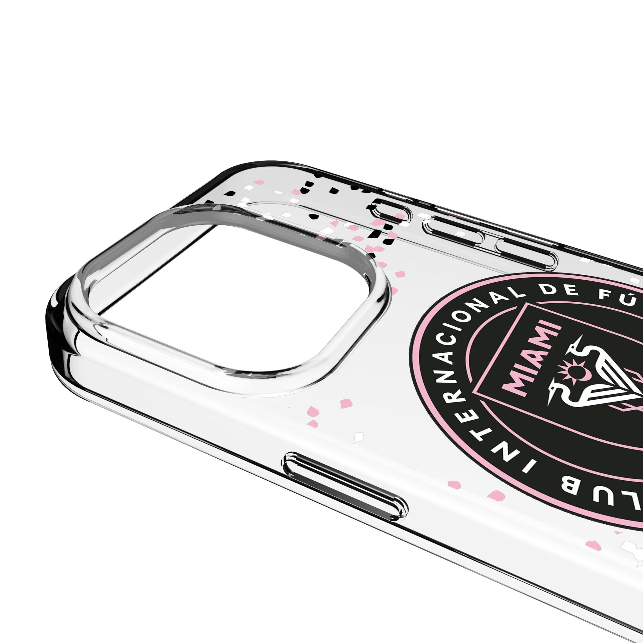 Inter Miami CF Confetti iPhone Clear Phone Case for Apple iPhone - Detail