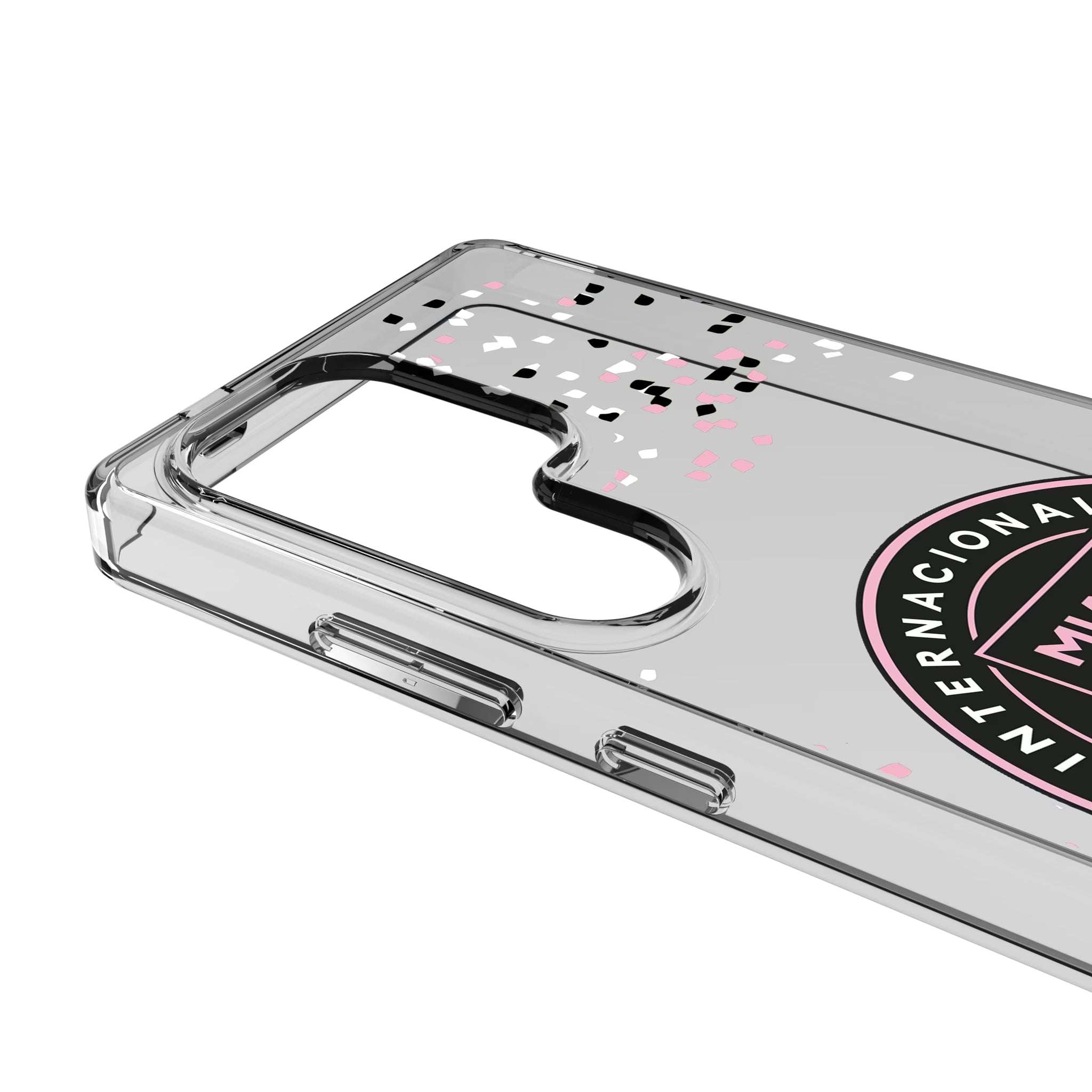 Inter Miami CF Confetti Galaxy Clear Phone Case for Samsung Galaxy - Detail