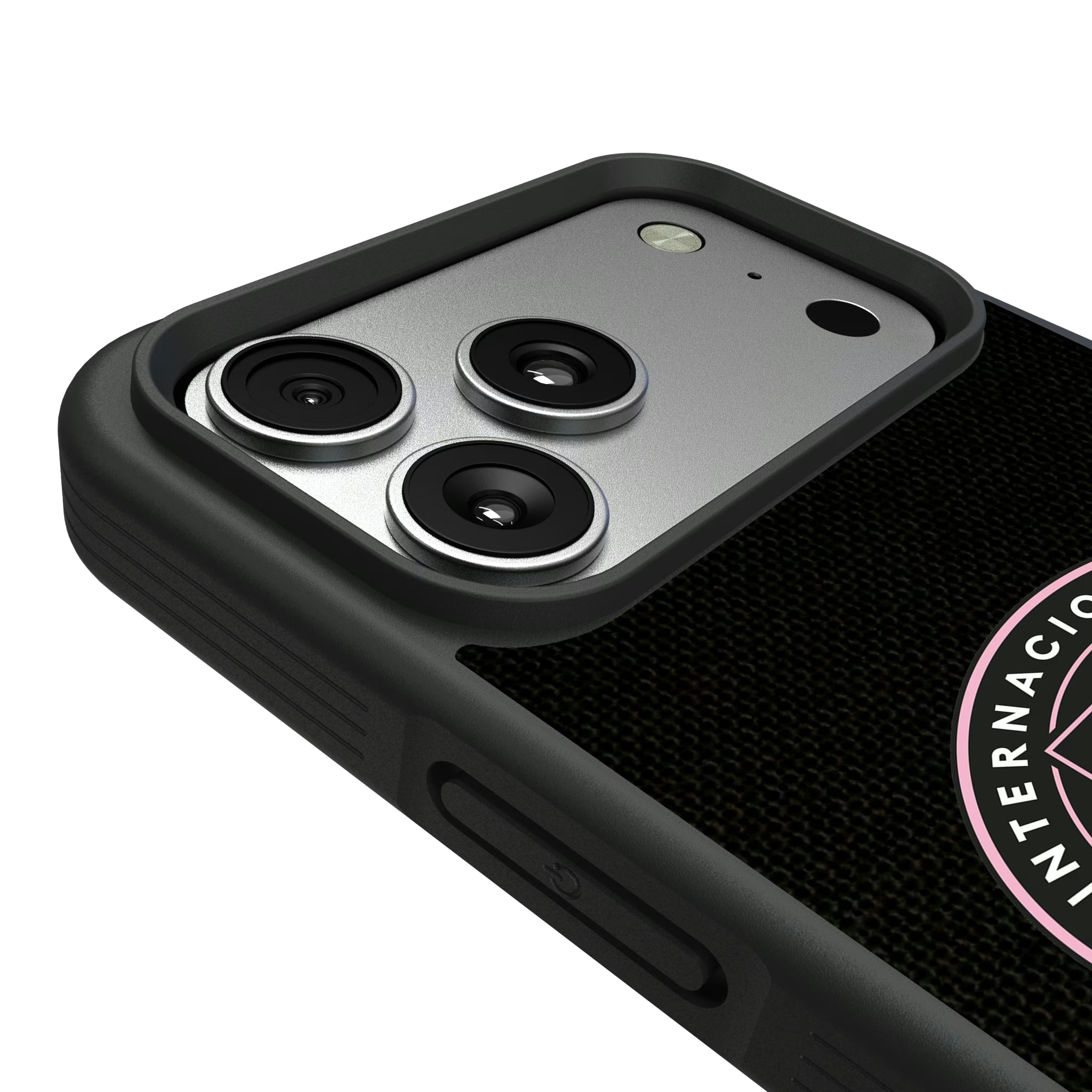 Inter Miami CF Diagonal Stripe iPhone Bump Phone Case for Apple iPhone - Detail#Device_iPhone 17 Pro Max