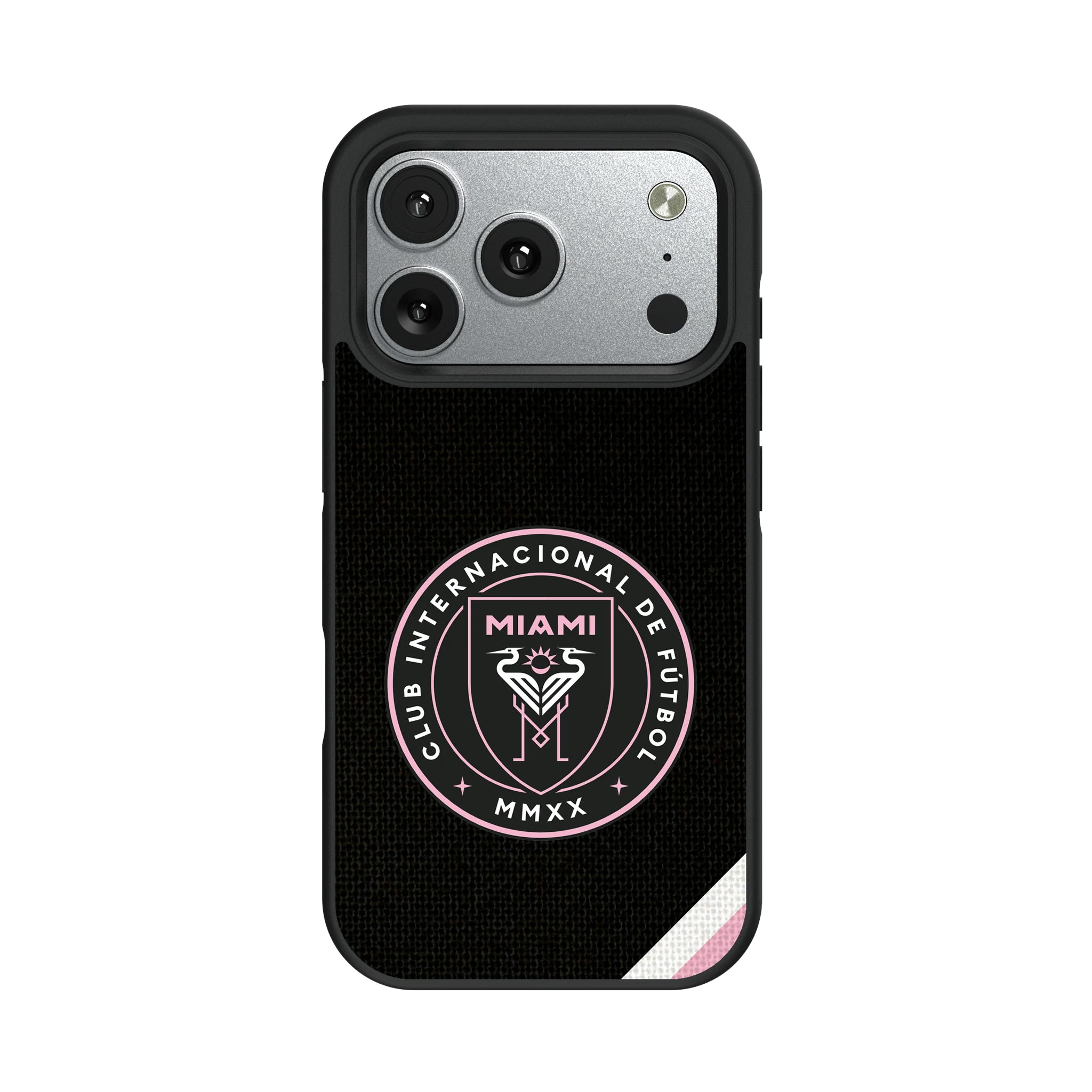 Inter Miami CF Diagonal Stripe iPhone Bump Phone Case for Apple iPhone#Device_iPhone 17 Pro