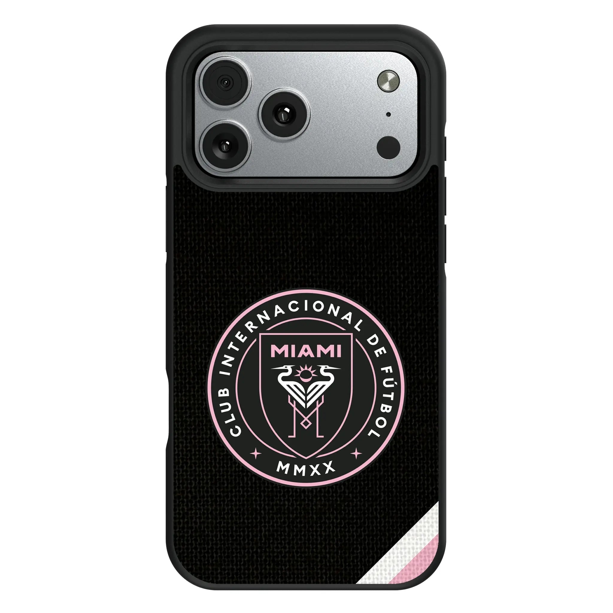 Inter Miami CF Diagonal Stripe iPhone Bump Phone Case for Apple iPhone#Device_iPhone 17 Pro Max