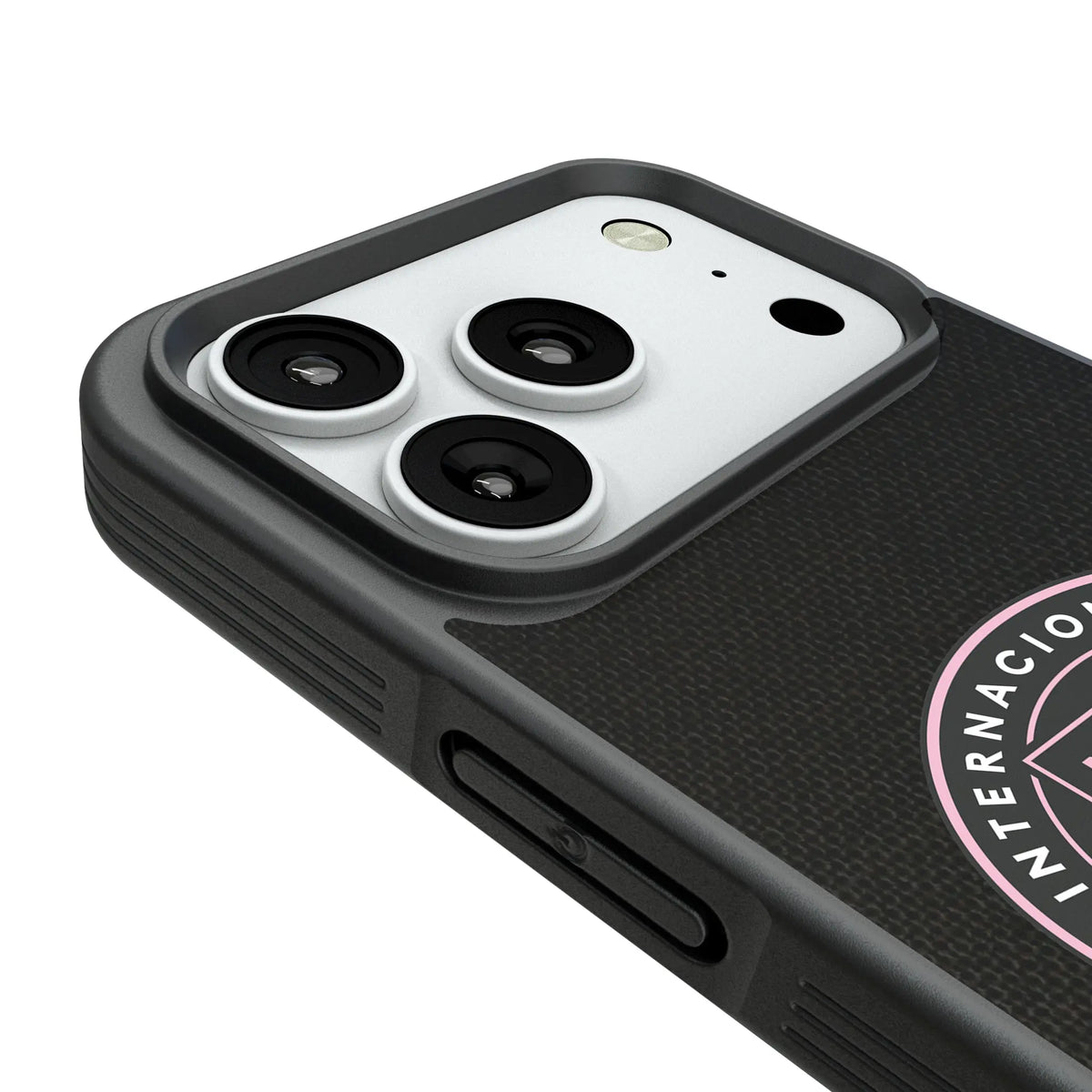 Inter Miami CF Diagonal Stripe iPhone Bump Phone Case for Apple iPhone - Detail#Device_iPhone 18 Pro