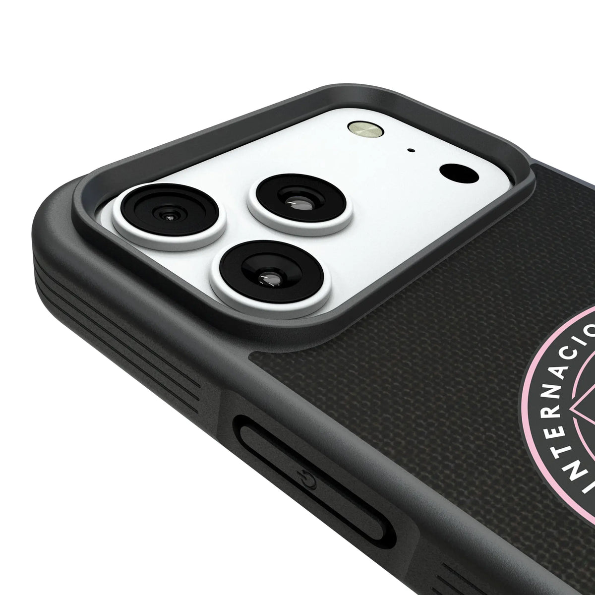 Inter Miami CF Diagonal Stripe iPhone Bump Phone Case for Apple iPhone - Detail#Device_iPhone 18 Pro Max