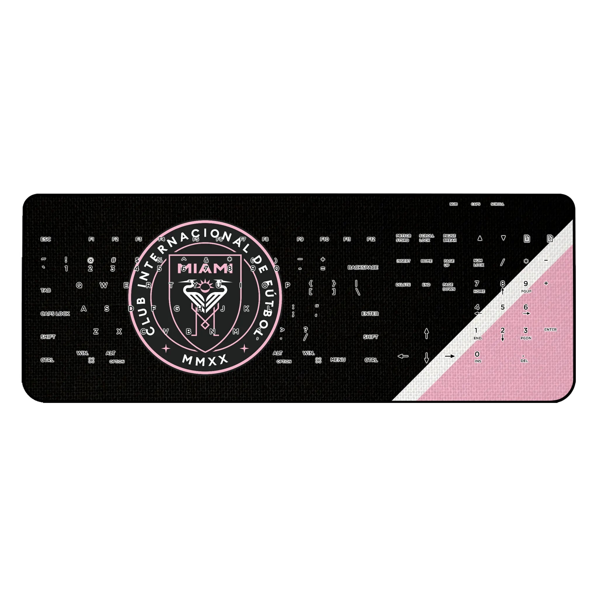 Inter Miami CF Diagonal Stripe Wireless USB Keyboard