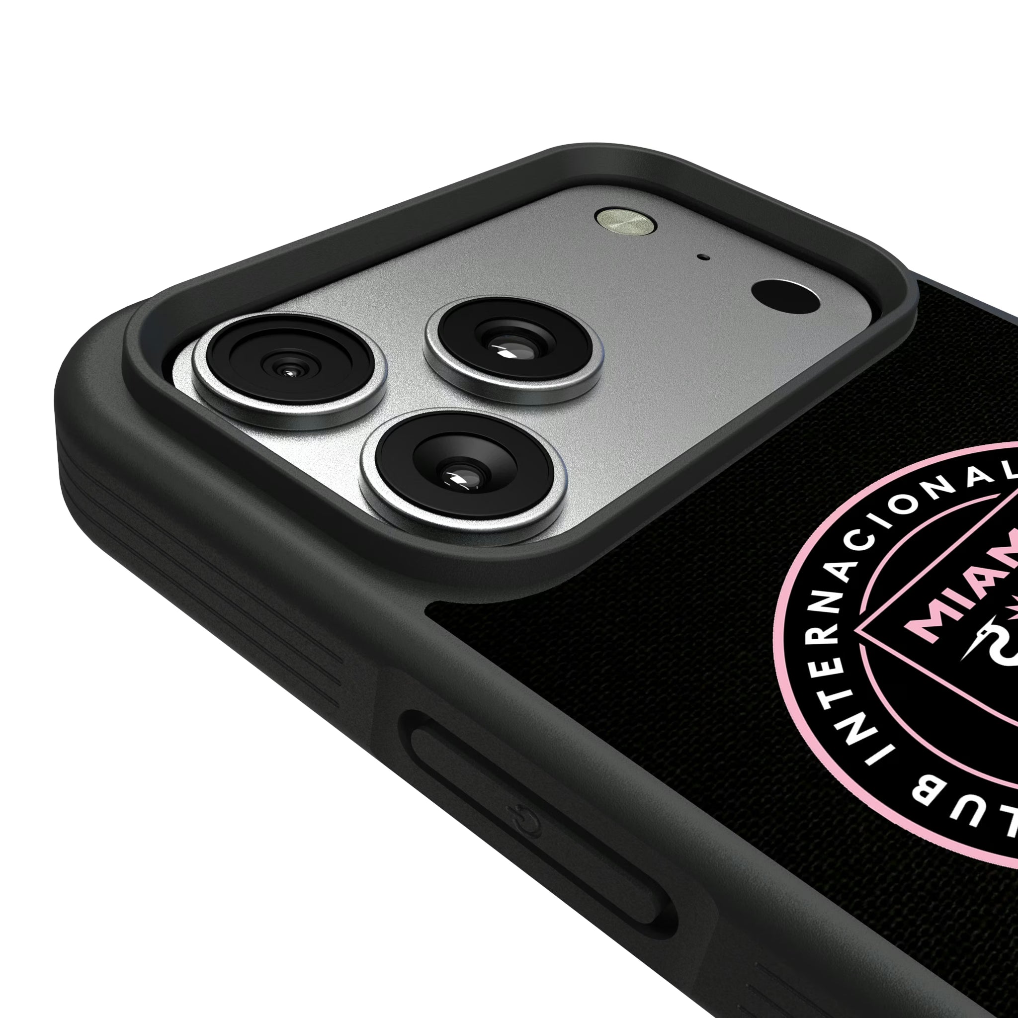 Inter Miami CF Endzone Solid iPhone Bump Phone Case for Apple iPhone - Detail#Device_iPhone 17 Pro Max
