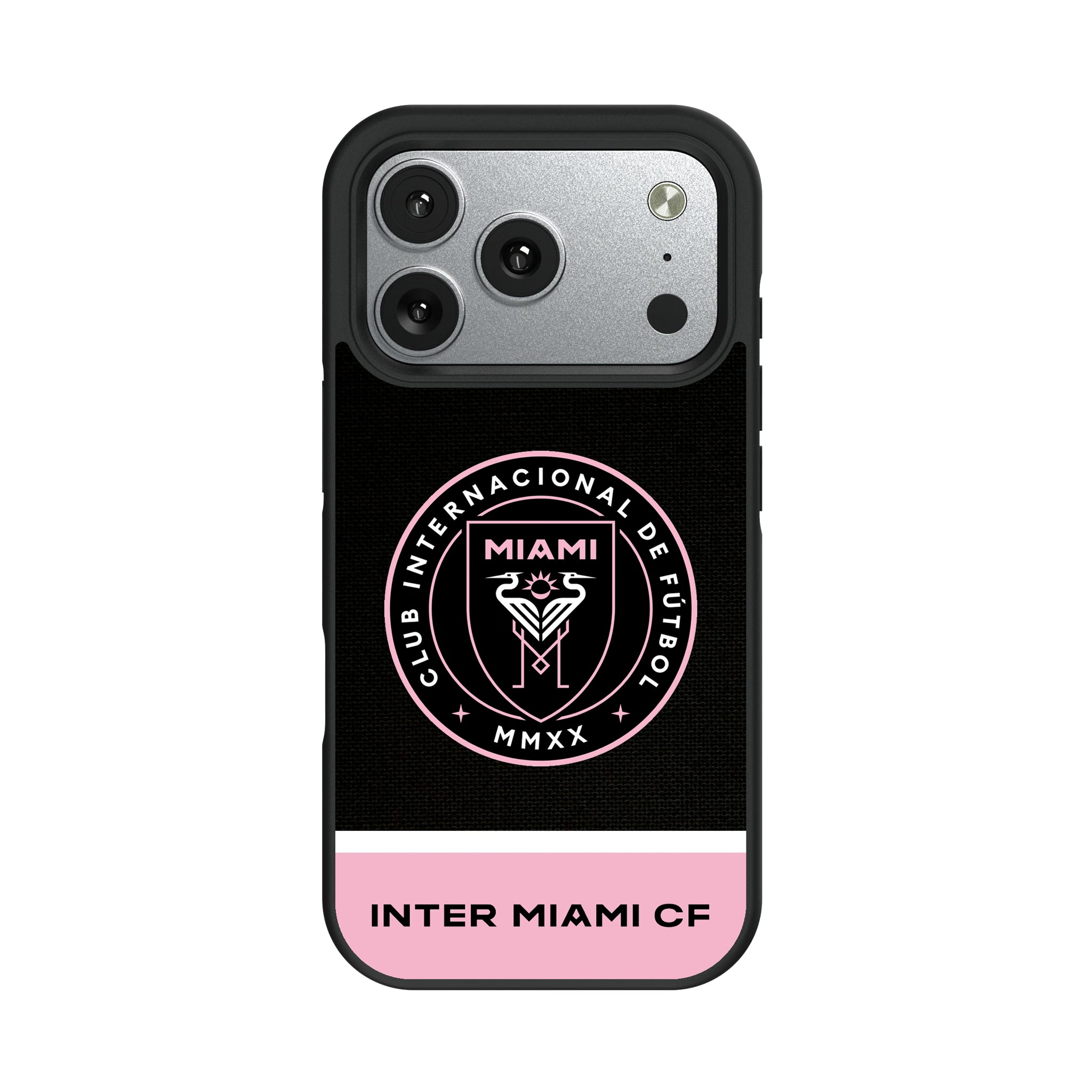 Inter Miami CF Endzone Solid iPhone Bump Phone Case for Apple iPhone#Device_iPhone 17 Pro