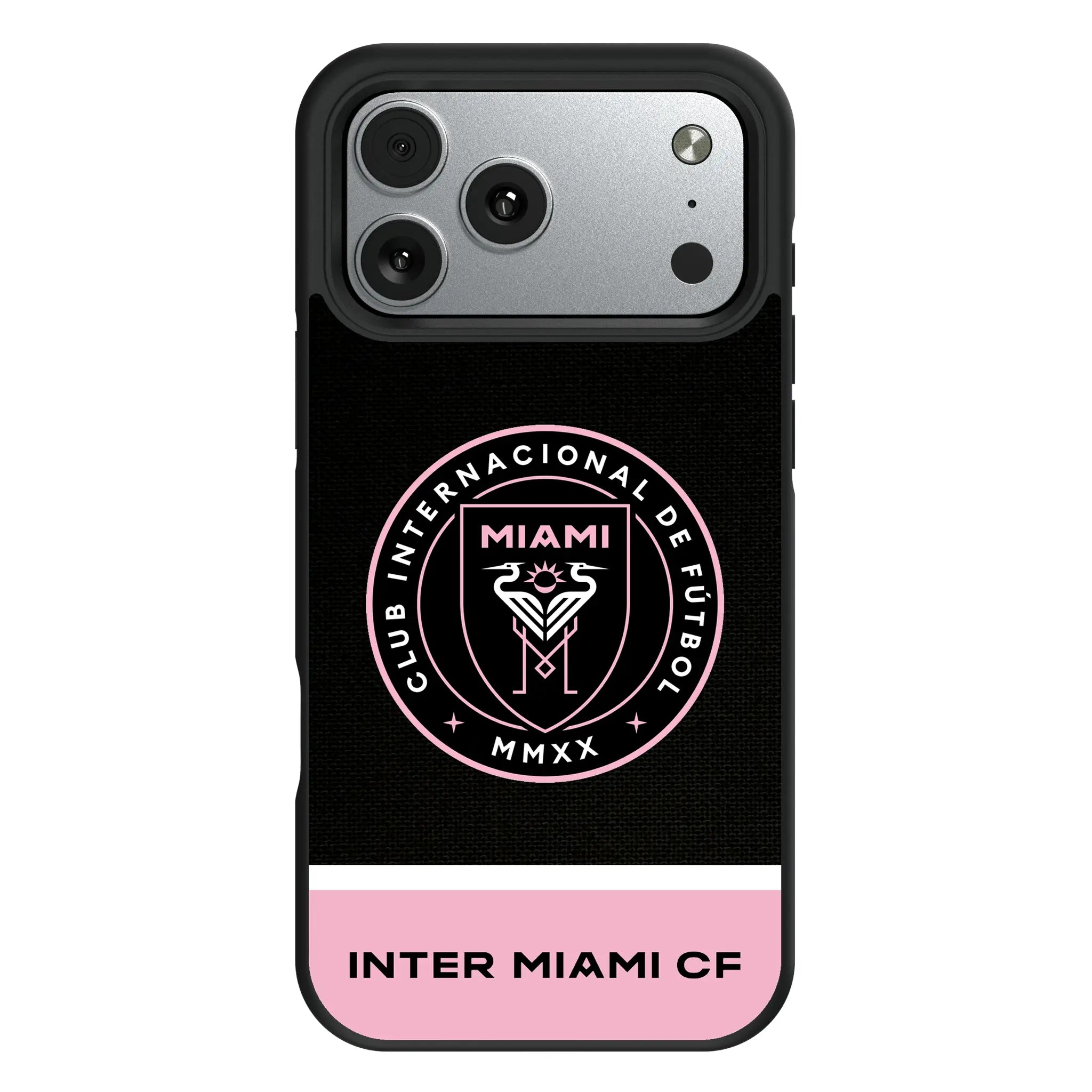 Inter Miami CF Endzone Solid iPhone Bump Phone Case for Apple iPhone#Device_iPhone 17 Pro Max