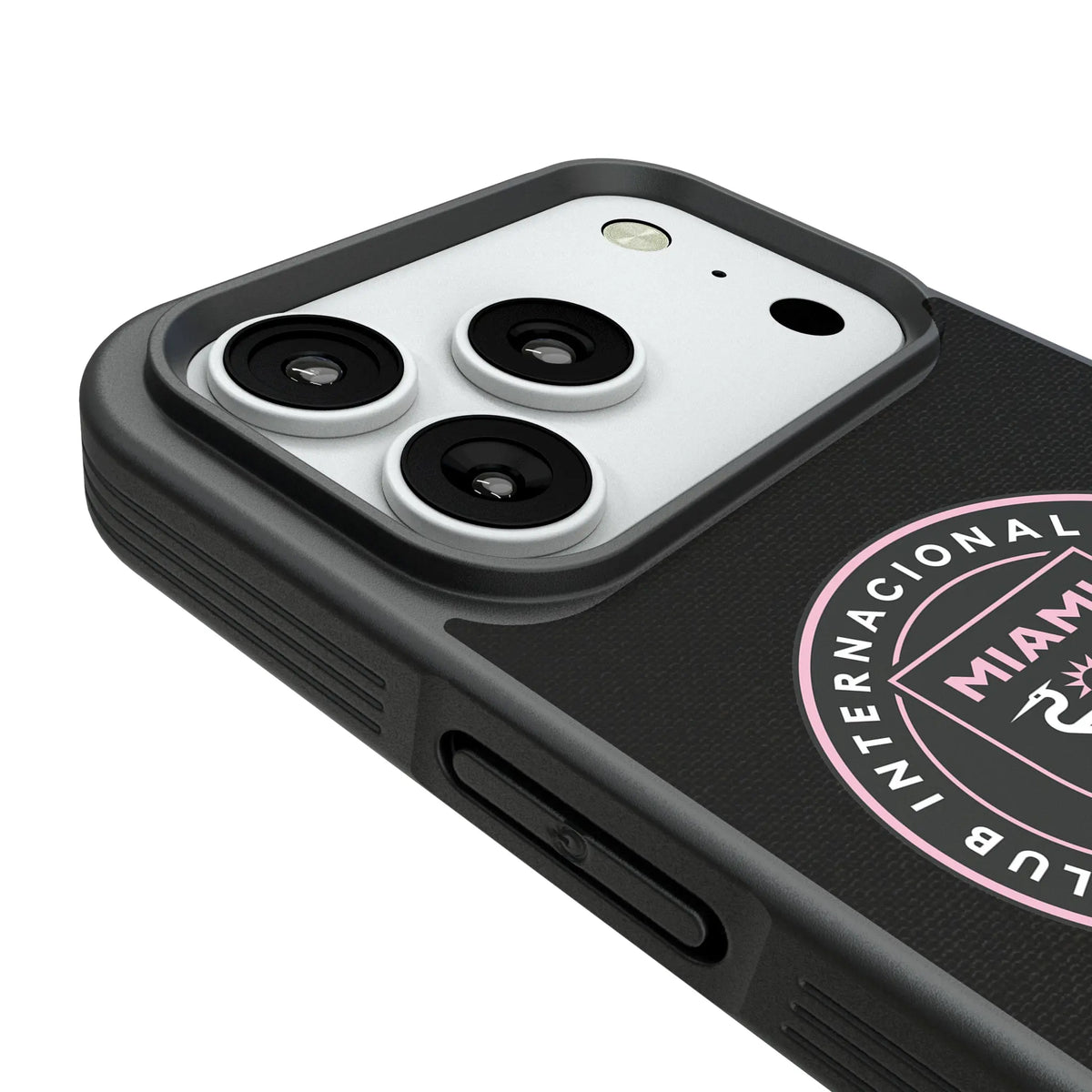 Inter Miami CF Endzone Solid iPhone Bump Phone Case for Apple iPhone - Detail#Device_iPhone 18 Pro