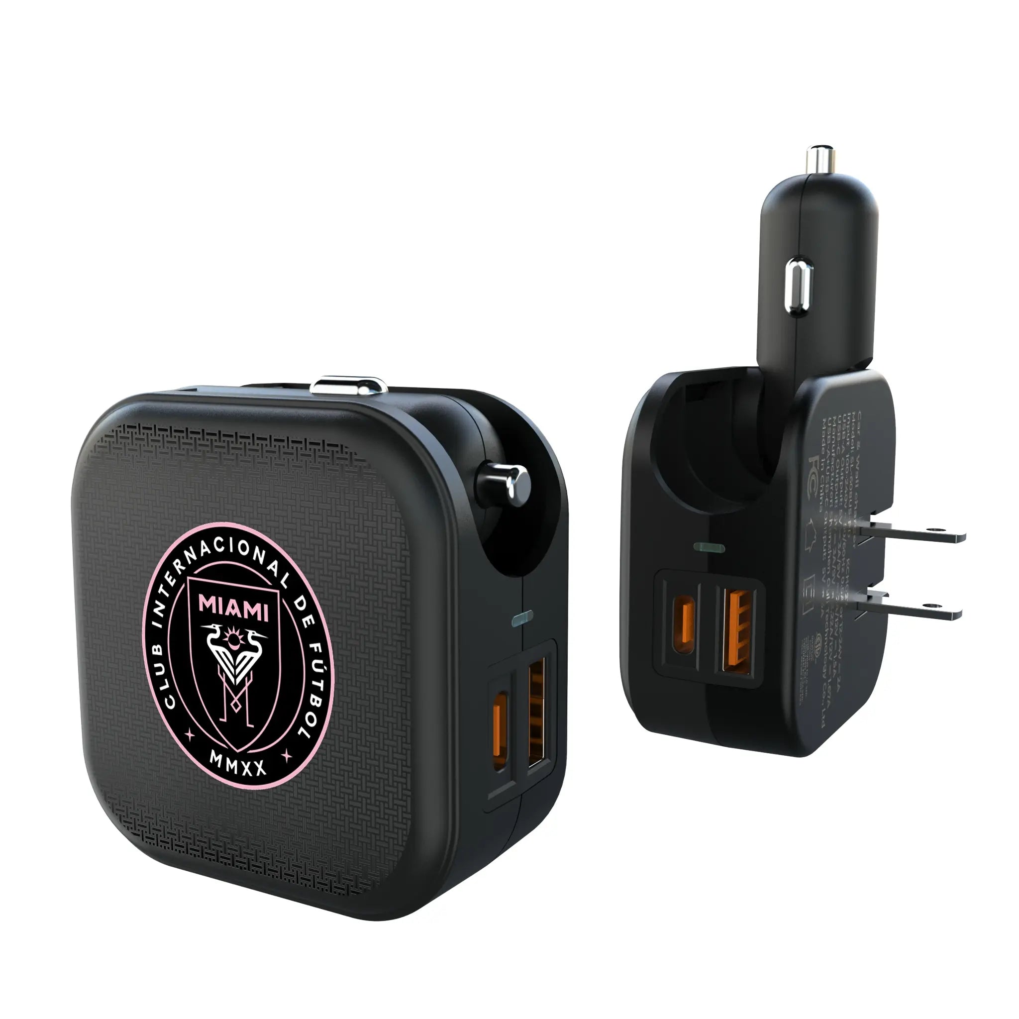 Inter Miami CF Linen 2 in 1 USB A/C Charger