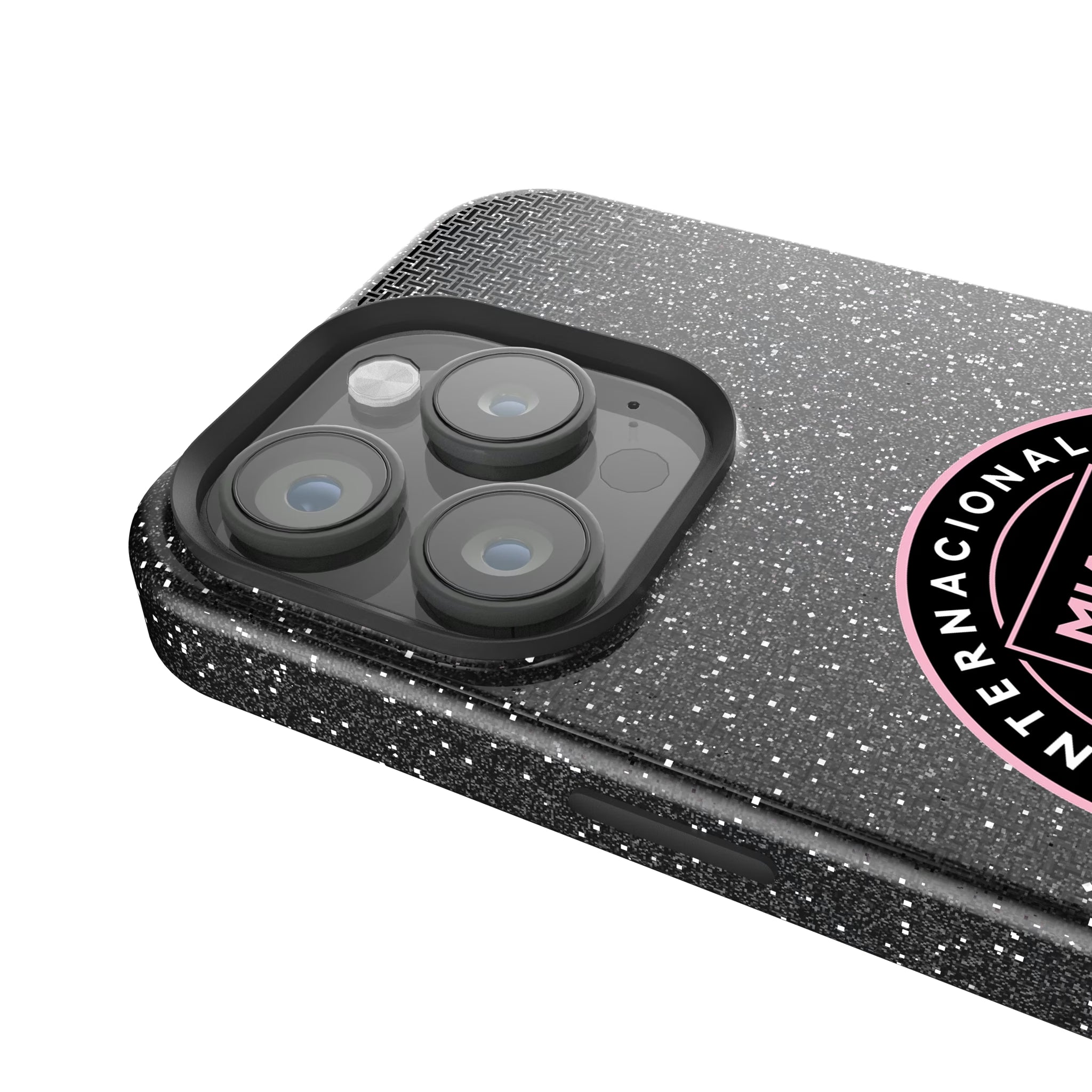Inter Miami CF Linen iPhone Bling Phone Case for Apple iPhone - Detail