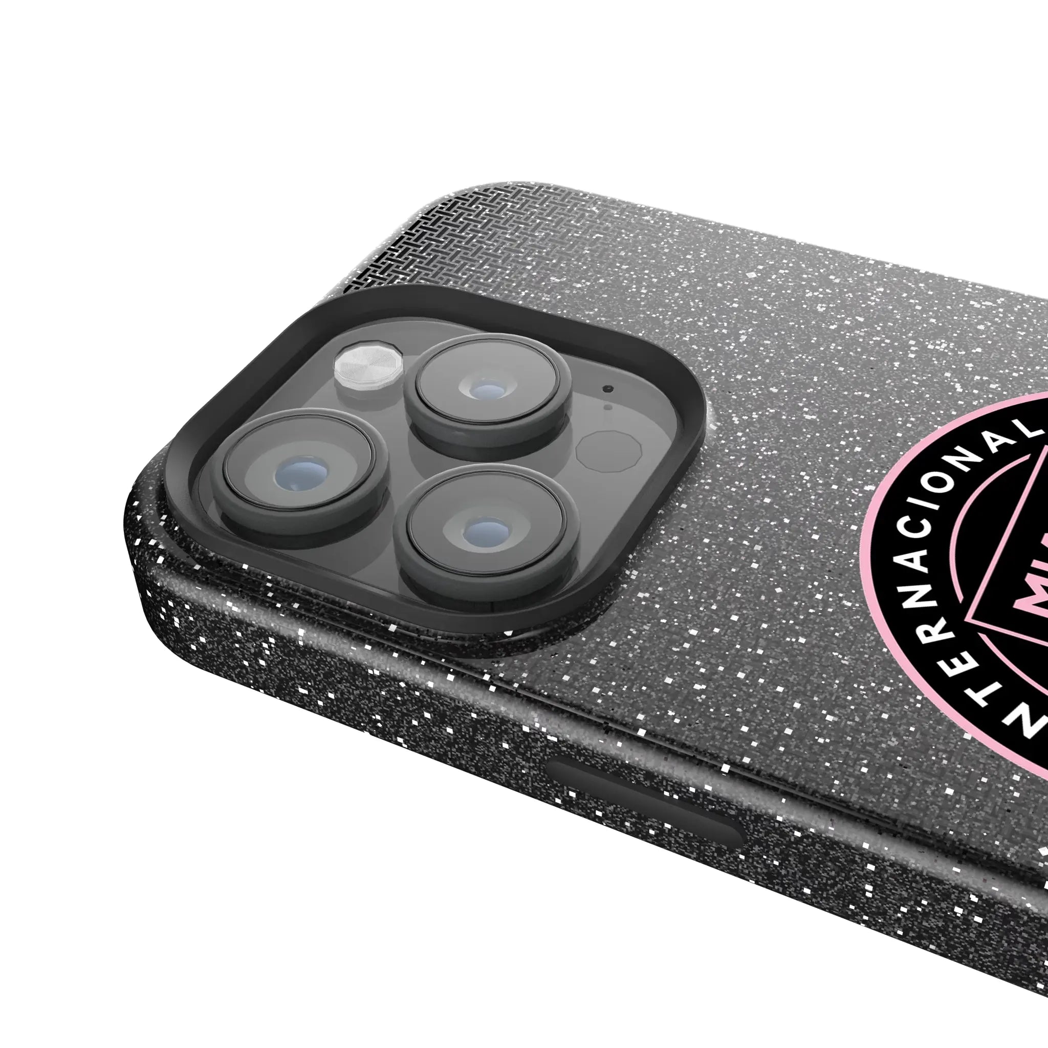 Inter Miami CF Linen iPhone Bling Phone Case for Apple iPhone - Detail