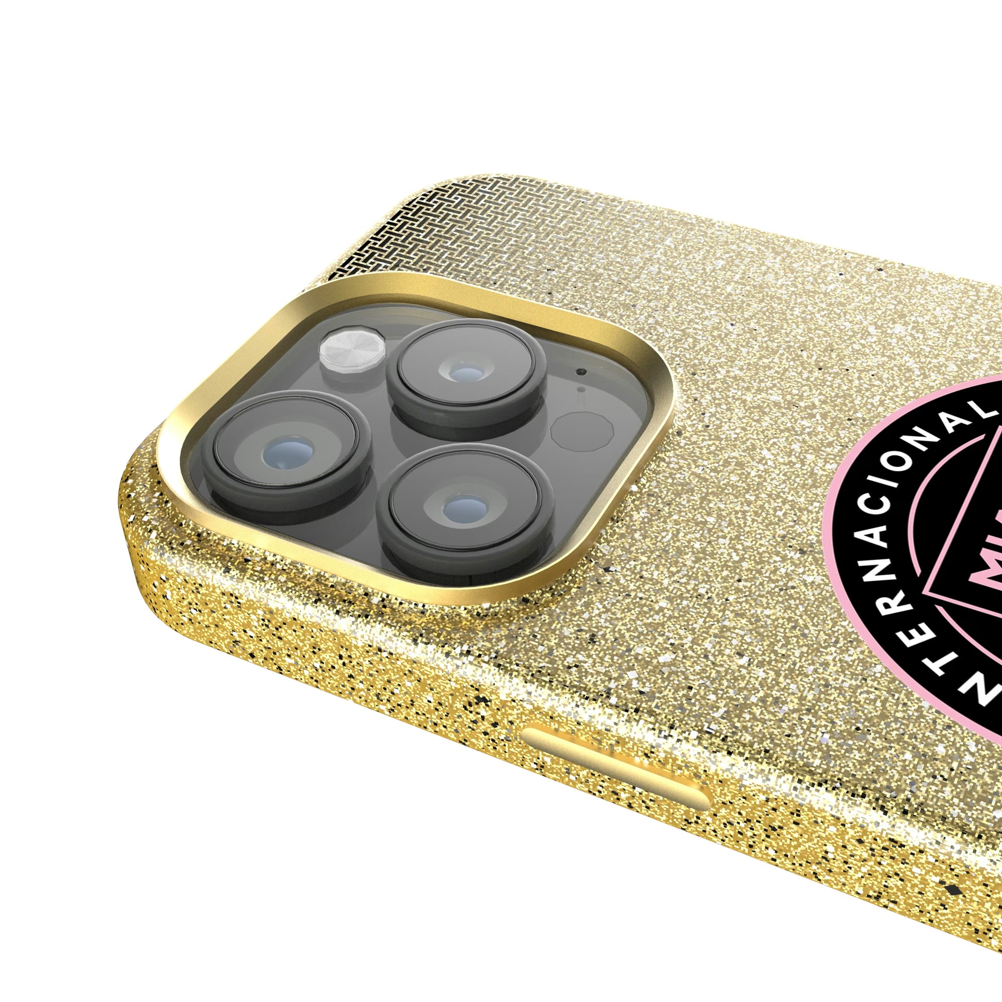 Inter Miami CF Linen iPhone Bling Phone Case for Apple iPhone - Detail