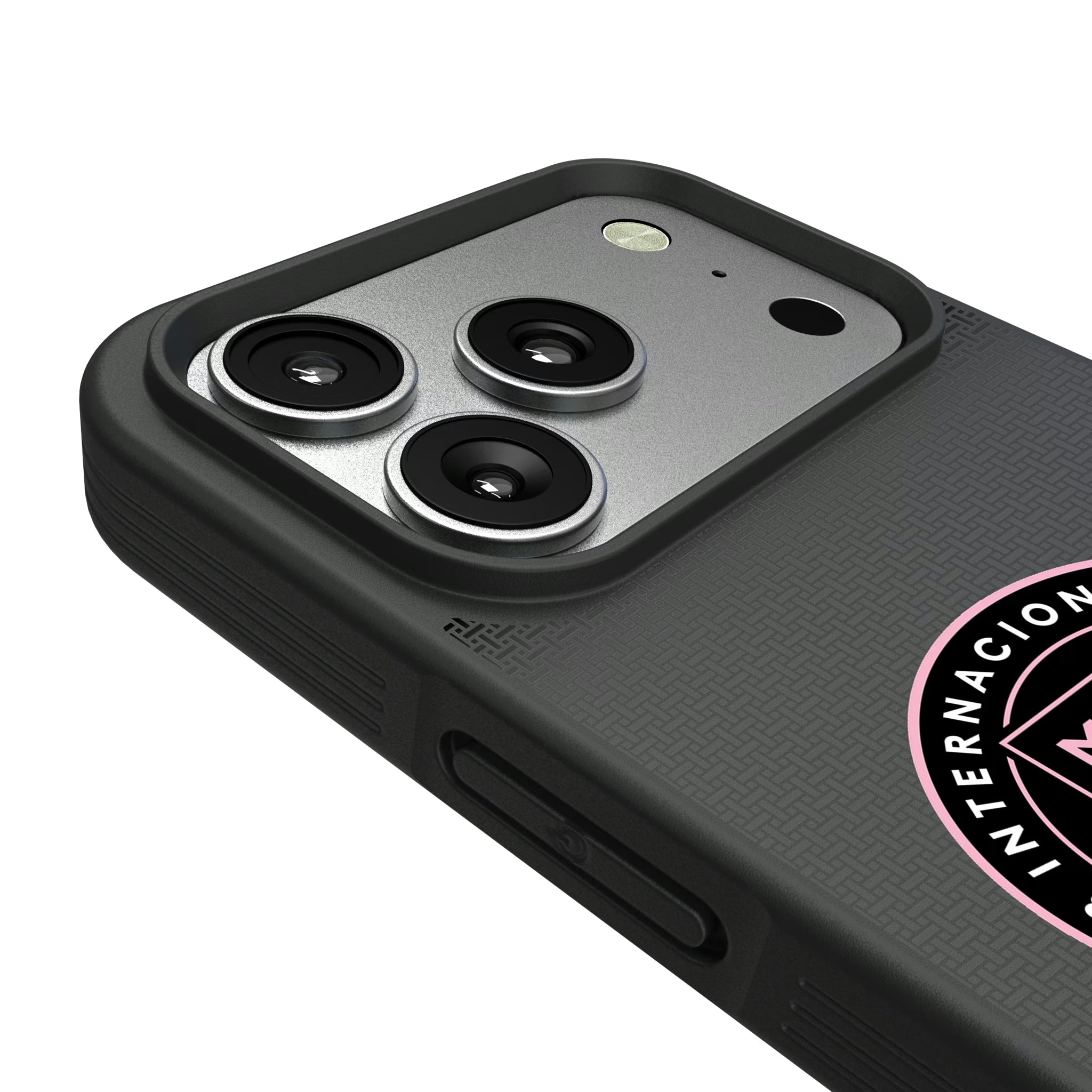 Inter Miami CF Linen iPhone Bump Phone Case for Apple iPhone - Detail#Device_iPhone 17 Pro