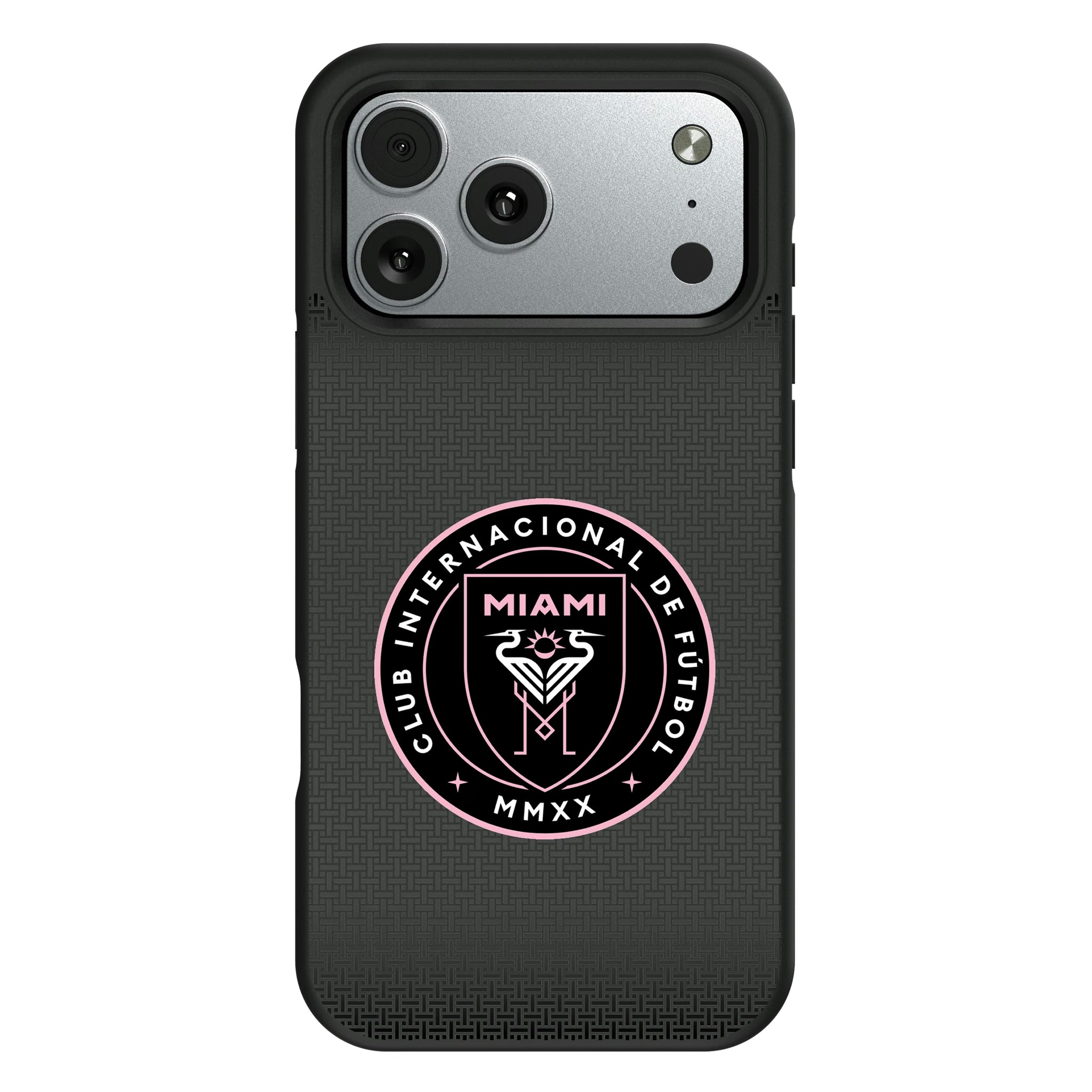 Inter Miami CF Linen iPhone Bump Phone Case for Apple iPhone#Device_iPhone 17 Pro Max