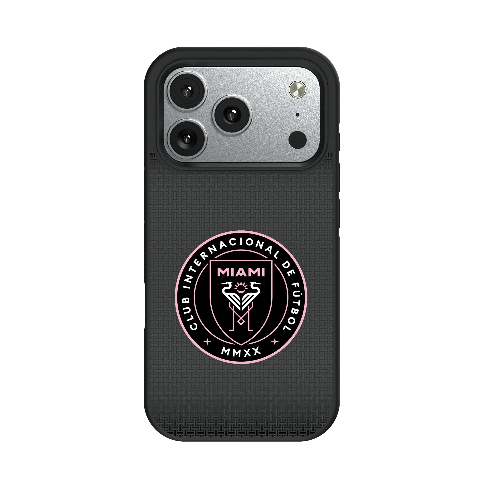 Inter Miami CF Linen iPhone Bump Phone Case for Apple iPhone#Device_iPhone 17 Pro