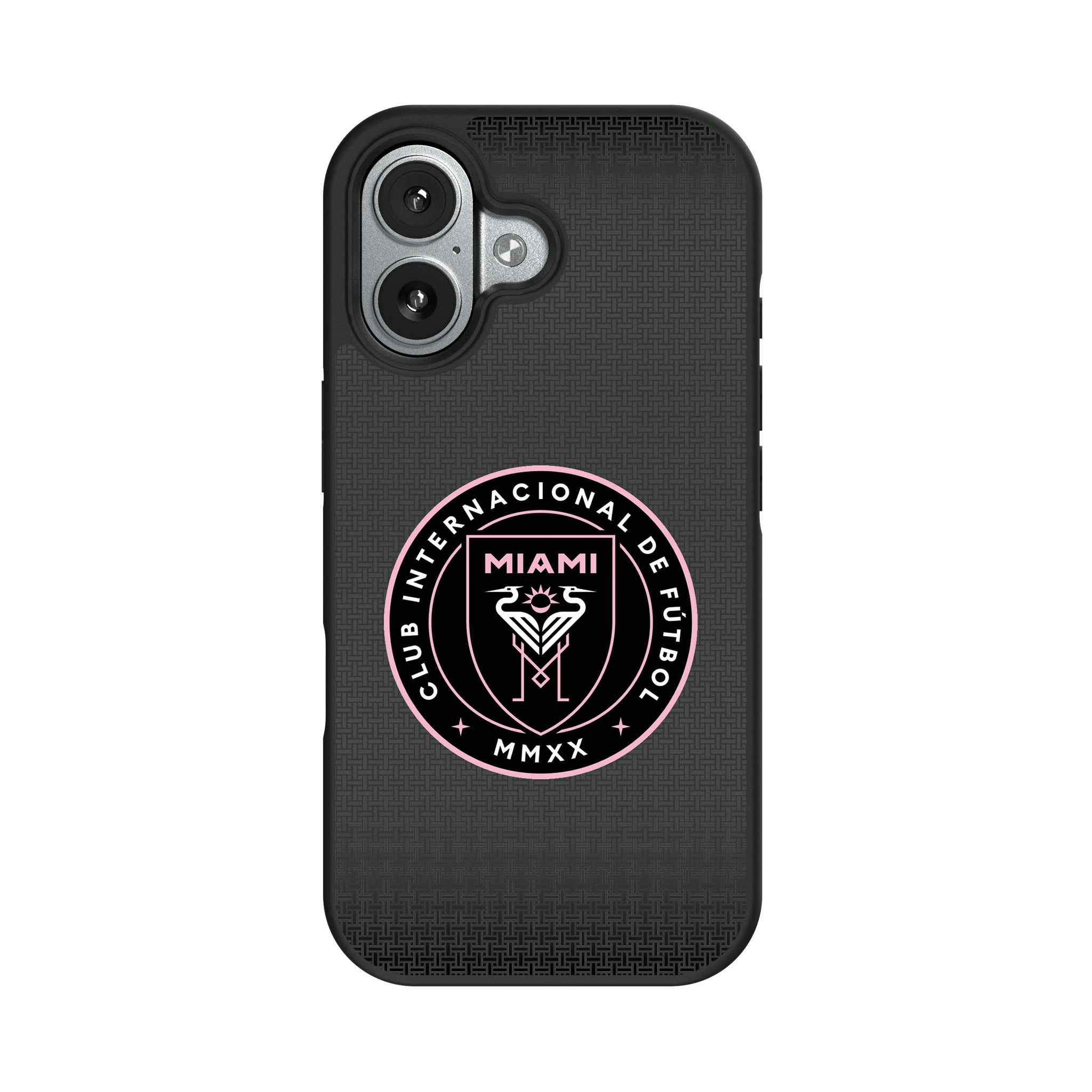 Inter Miami CF Linen iPhone Bump Phone Case for Apple iPhone#Device_iPhone 17