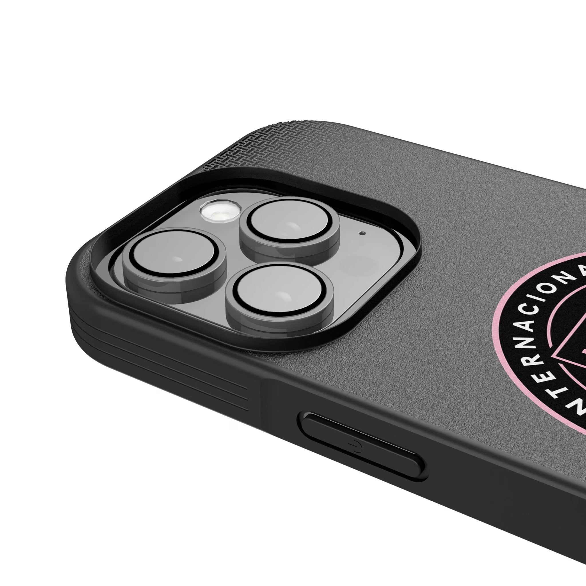 Inter Miami CF Linen iPhone Bump Phone Case for Apple iPhone - Detail