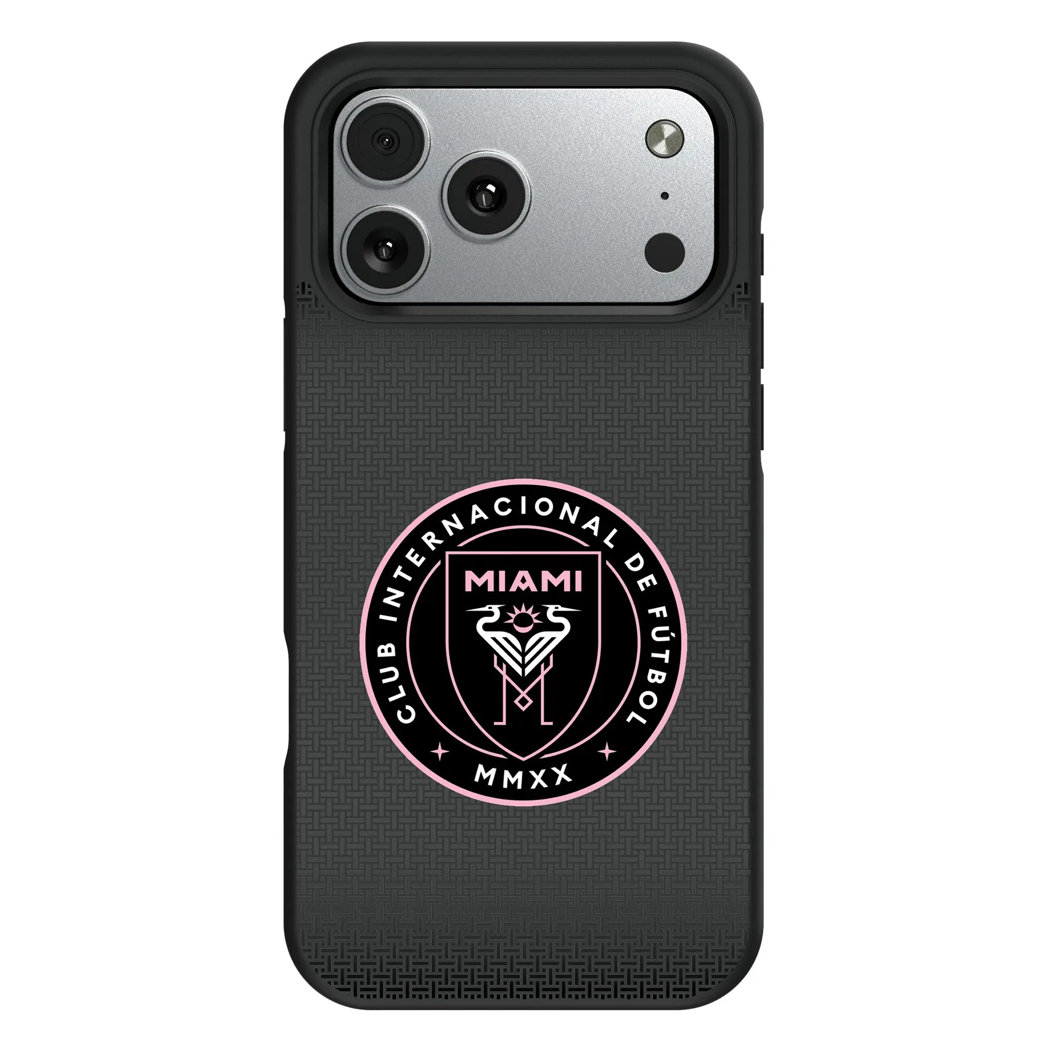 Inter Miami CF Linen iPhone Bump Phone Case for Apple iPhone#Device_iPhone 17 Pro Max