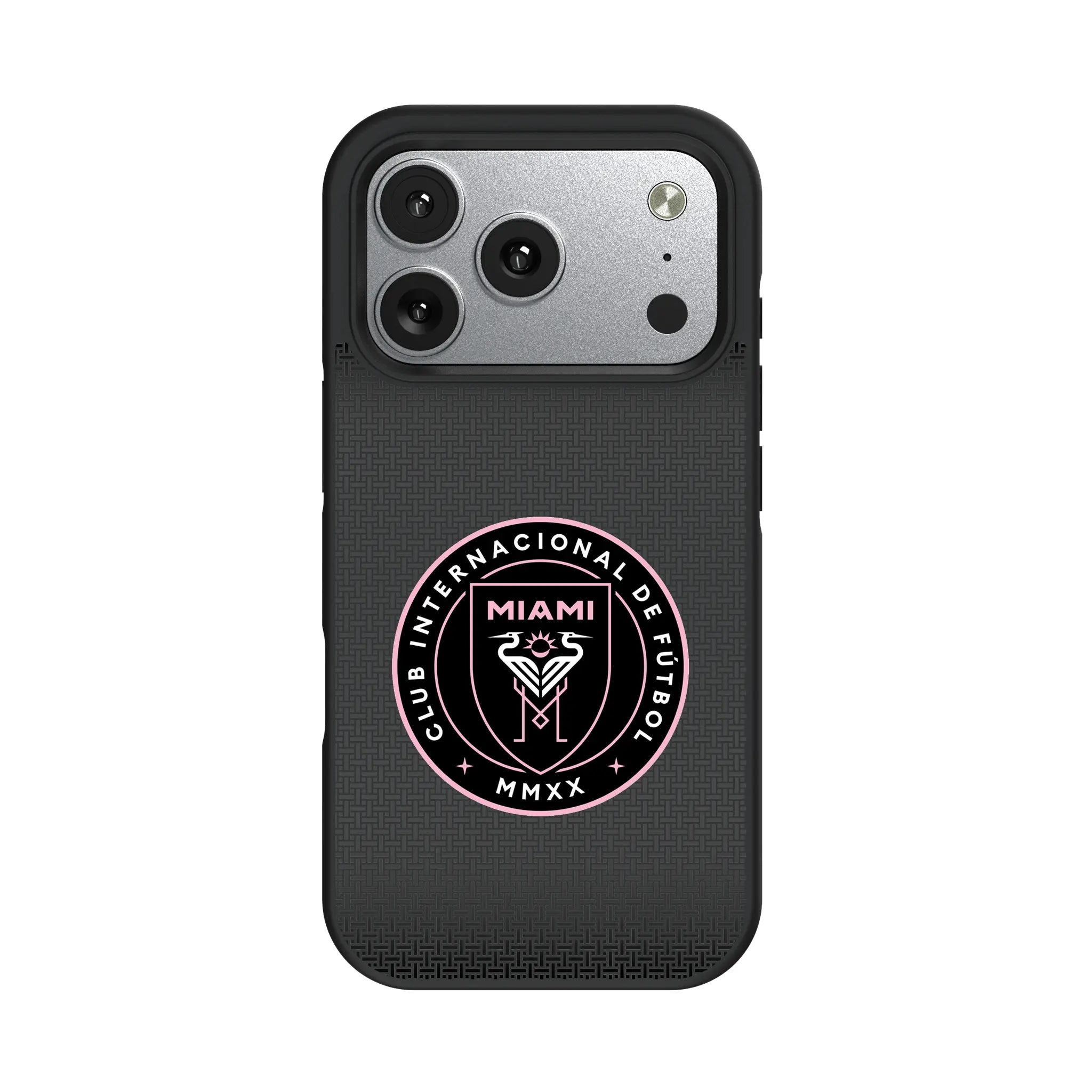 Inter Miami CF Linen iPhone Bump Phone Case for Apple iPhone#Device_iPhone 17 Pro