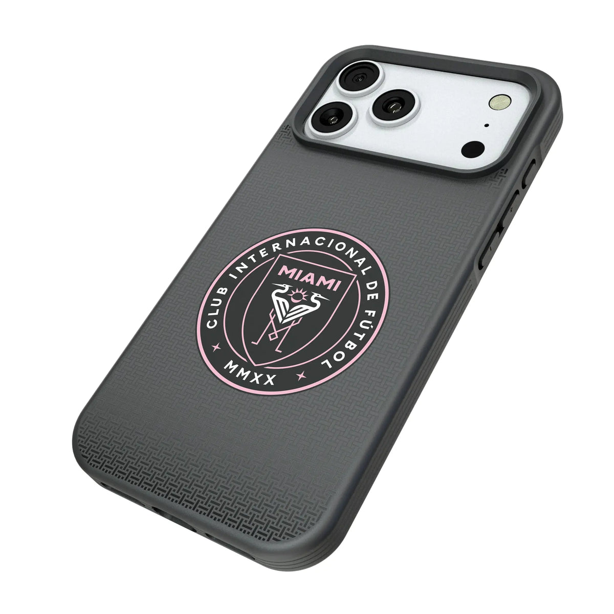 Inter Miami CF Linen iPhone Bump Phone Case for Apple iPhone - Isometric View#Device_iPhone 18 Pro Max