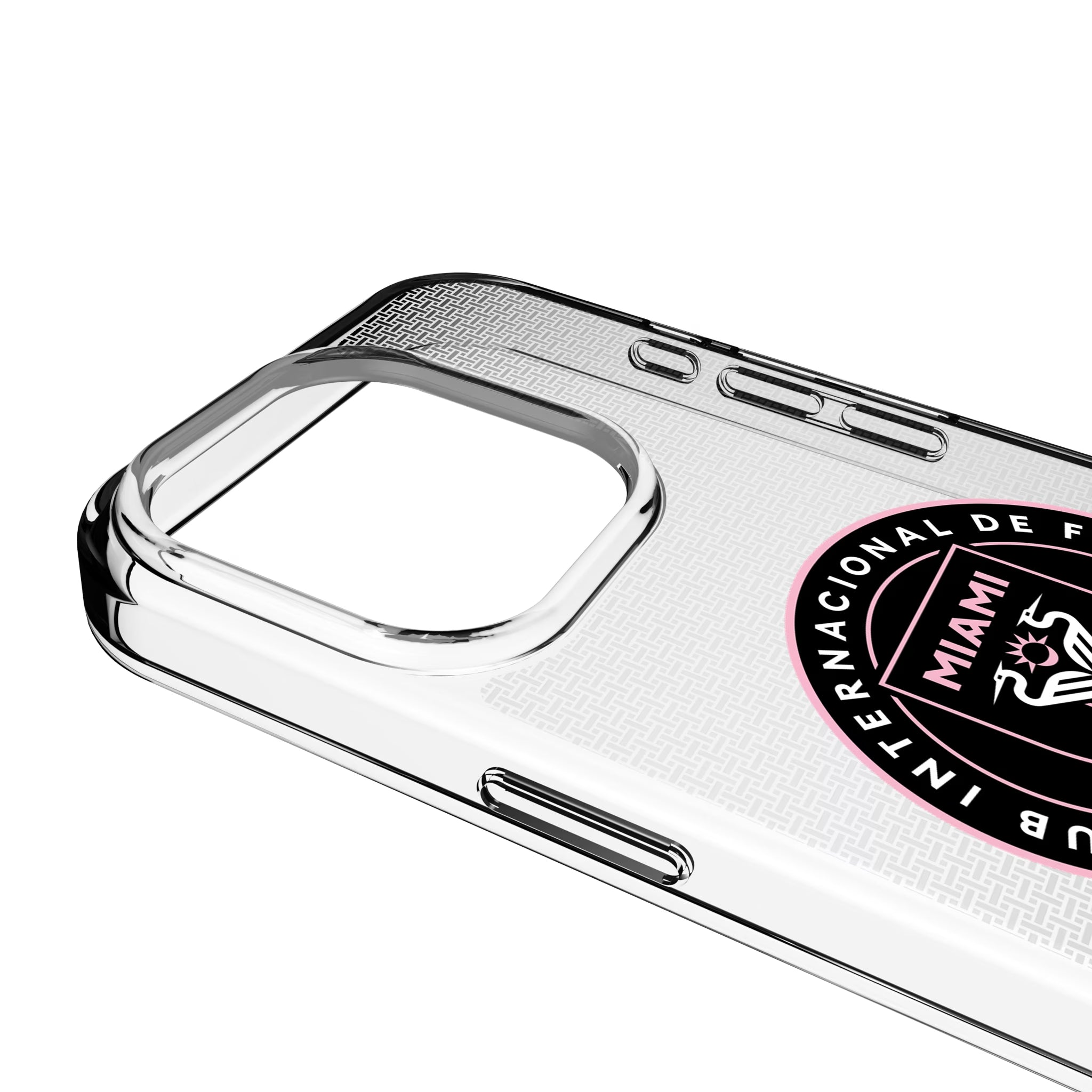 Inter Miami CF Linen iPhone Clear Phone Case for Apple iPhone - Detail
