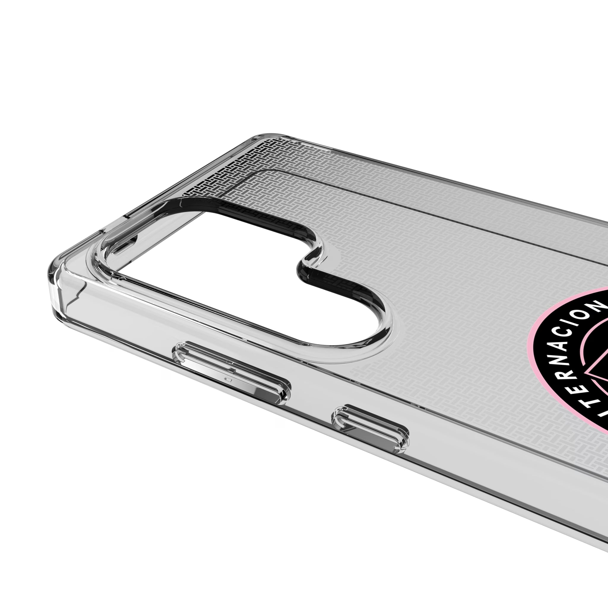 Inter Miami CF Linen Galaxy Clear Phone Case for Samsung Galaxy - Detail