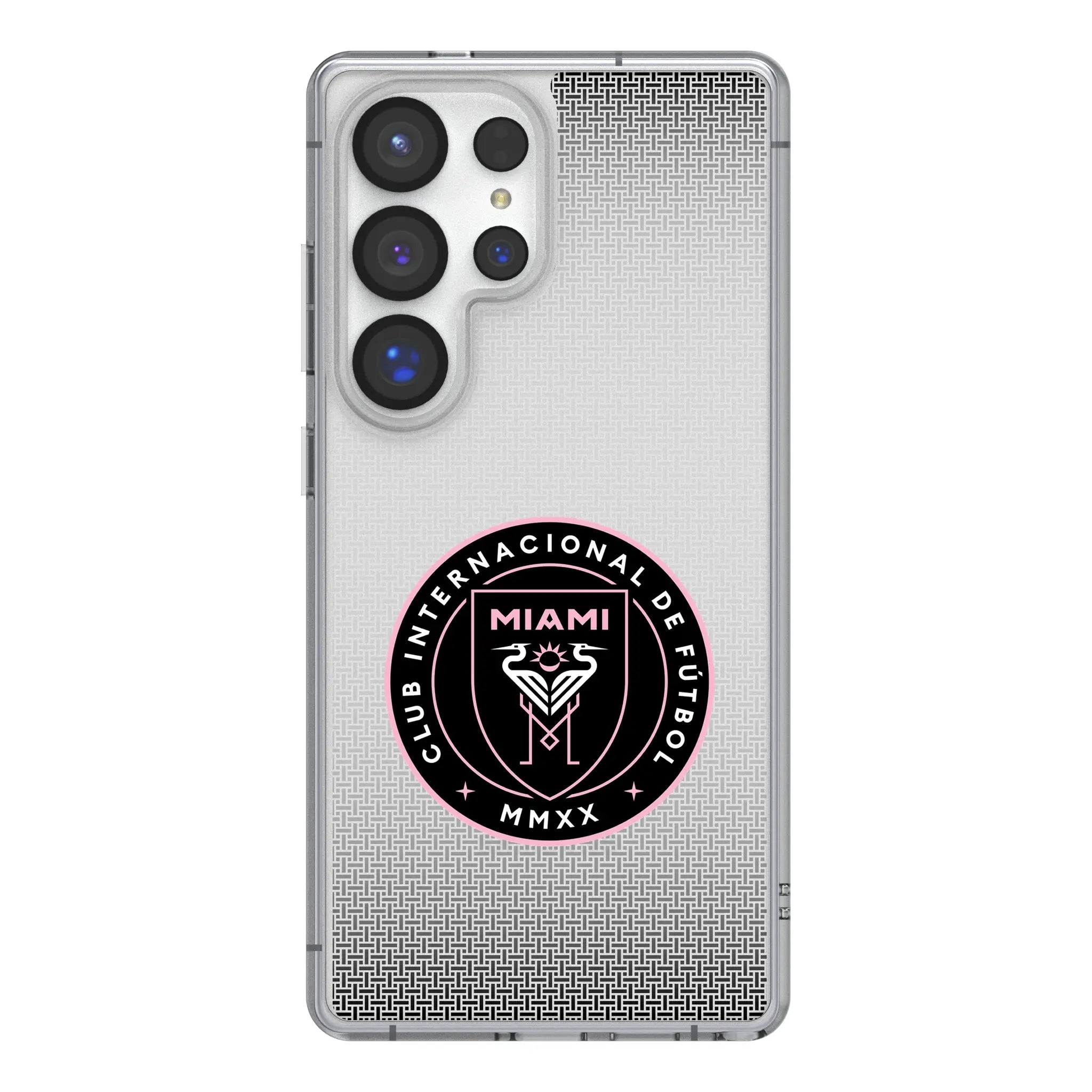 Inter Miami CF Linen Galaxy Clear Phone Case for Samsung Galaxy#Device_Galaxy S25 Ultra