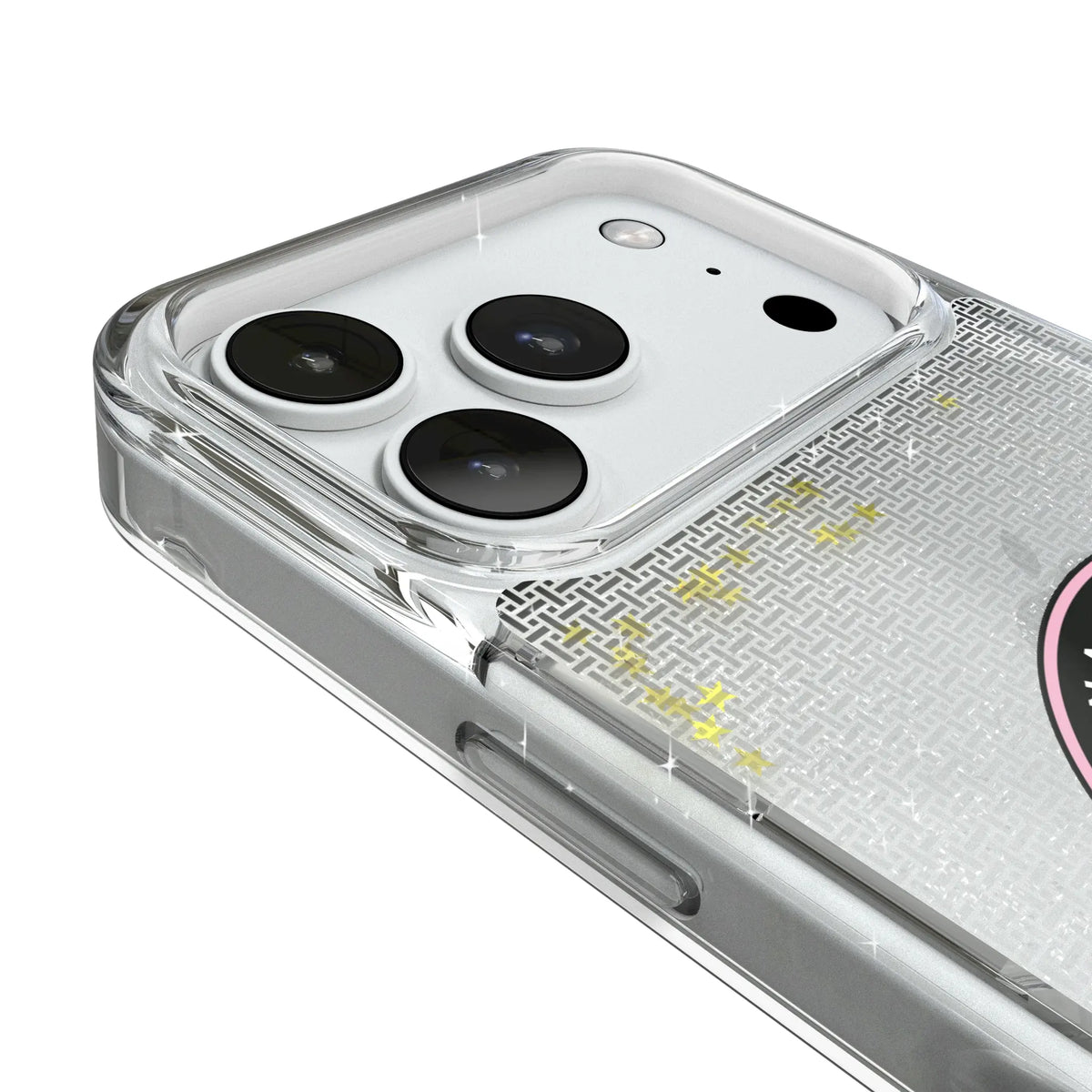 Inter Miami CF Linen iPhone Glitter Phone Case for Apple iPhone - Detail#Device_iPhone 18 Pro