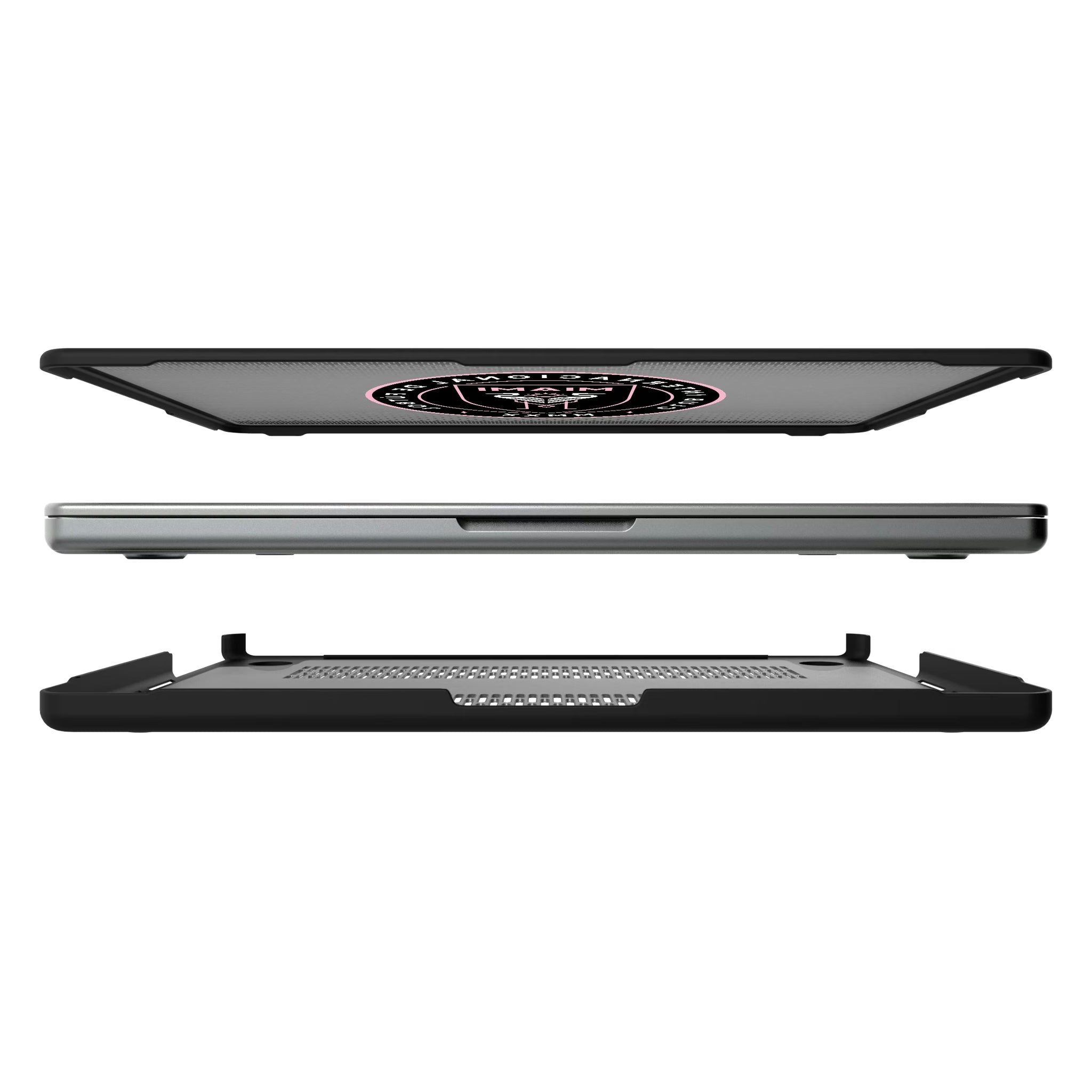 Inter Miami CF Linen MacBook Laptop Case for Apple MacBook#Device_MacBook Pro (14-inch, 2021) / MacBook Pro (14-inch, 2023) / MacBook Pro (14-inch, 2024)