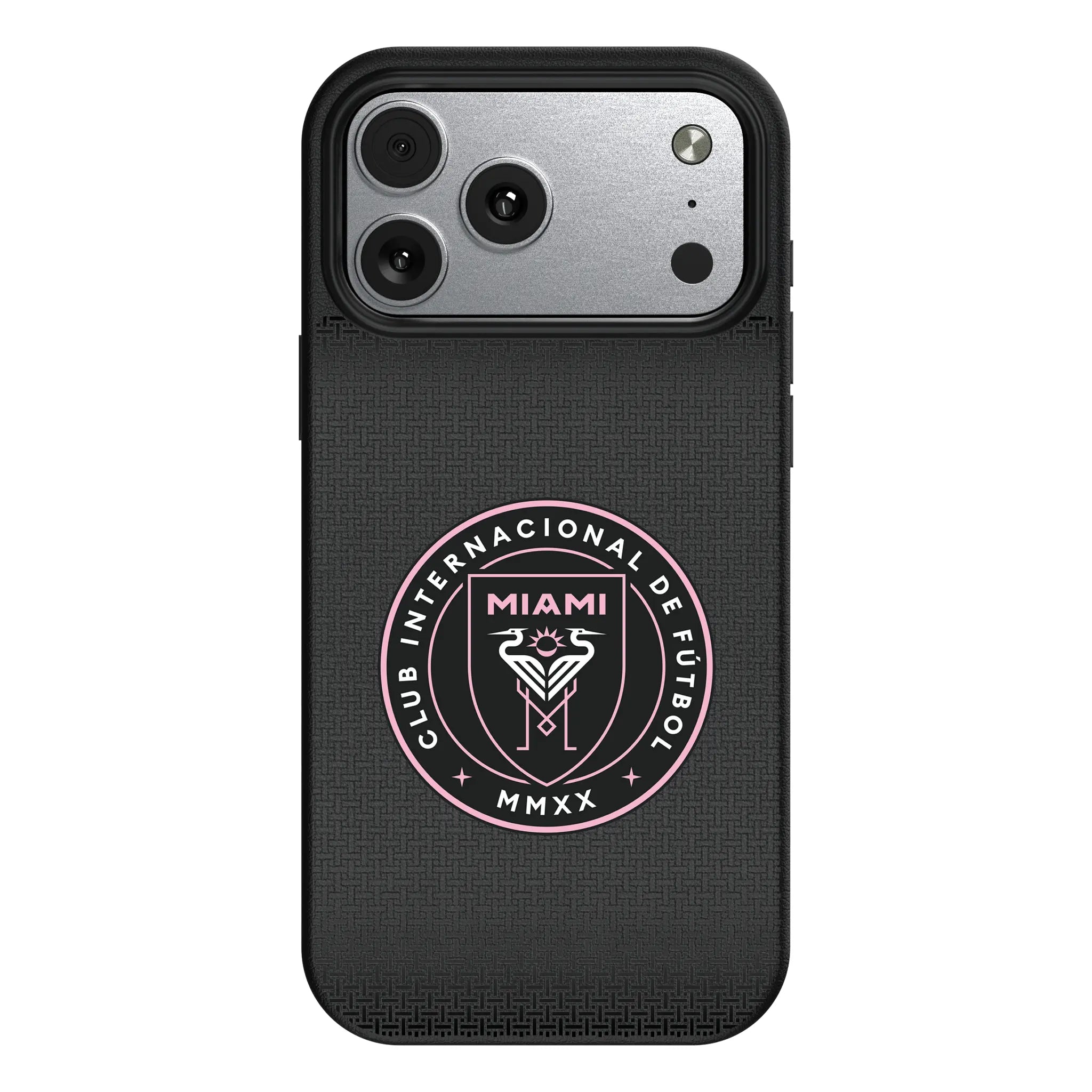 Inter Miami CF Linen iPhone MagSafe Compatible Phone Case for Apple iPhone#Device_iPhone 17 Pro Max