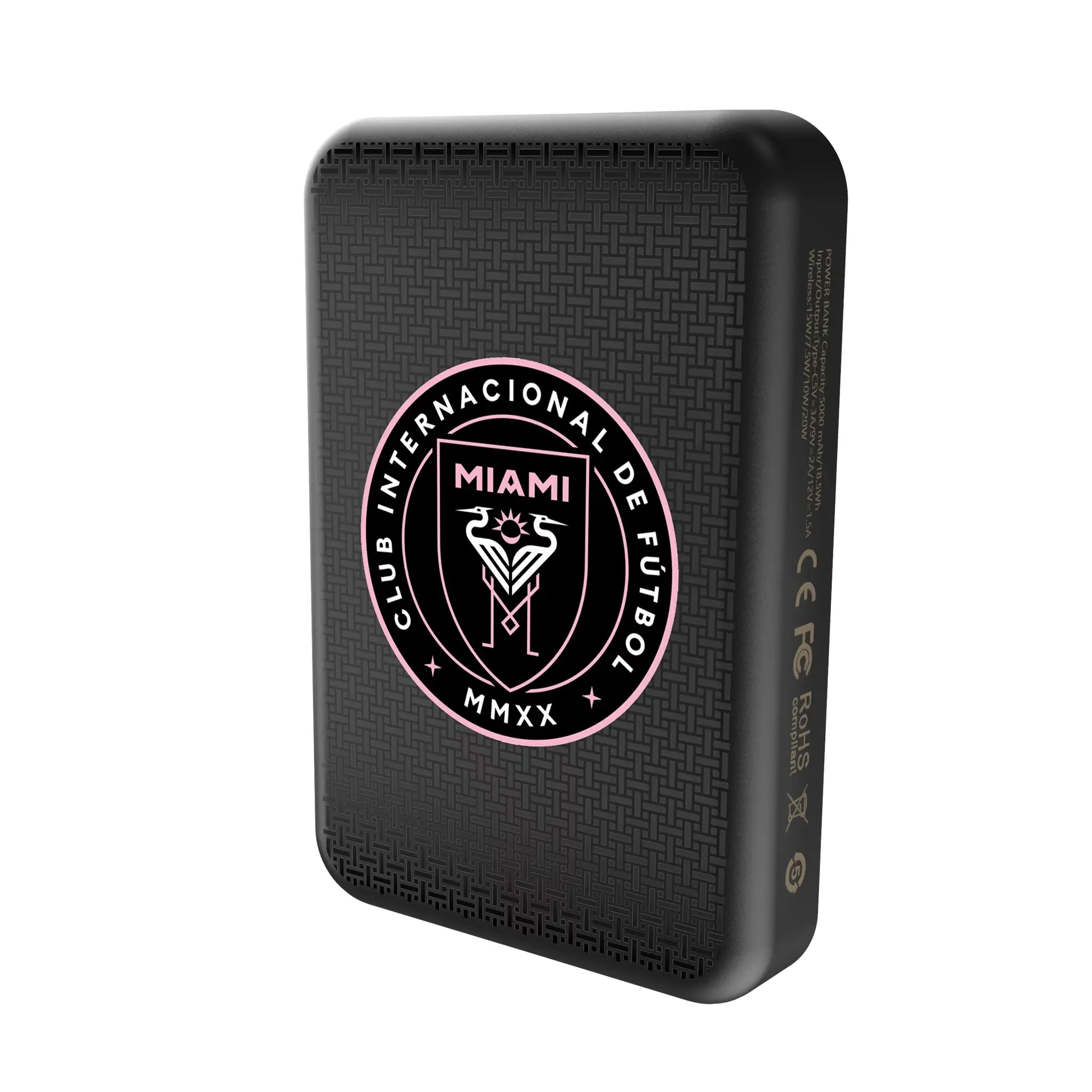 Inter Miami CF Linen Wireless Mag Power Bank