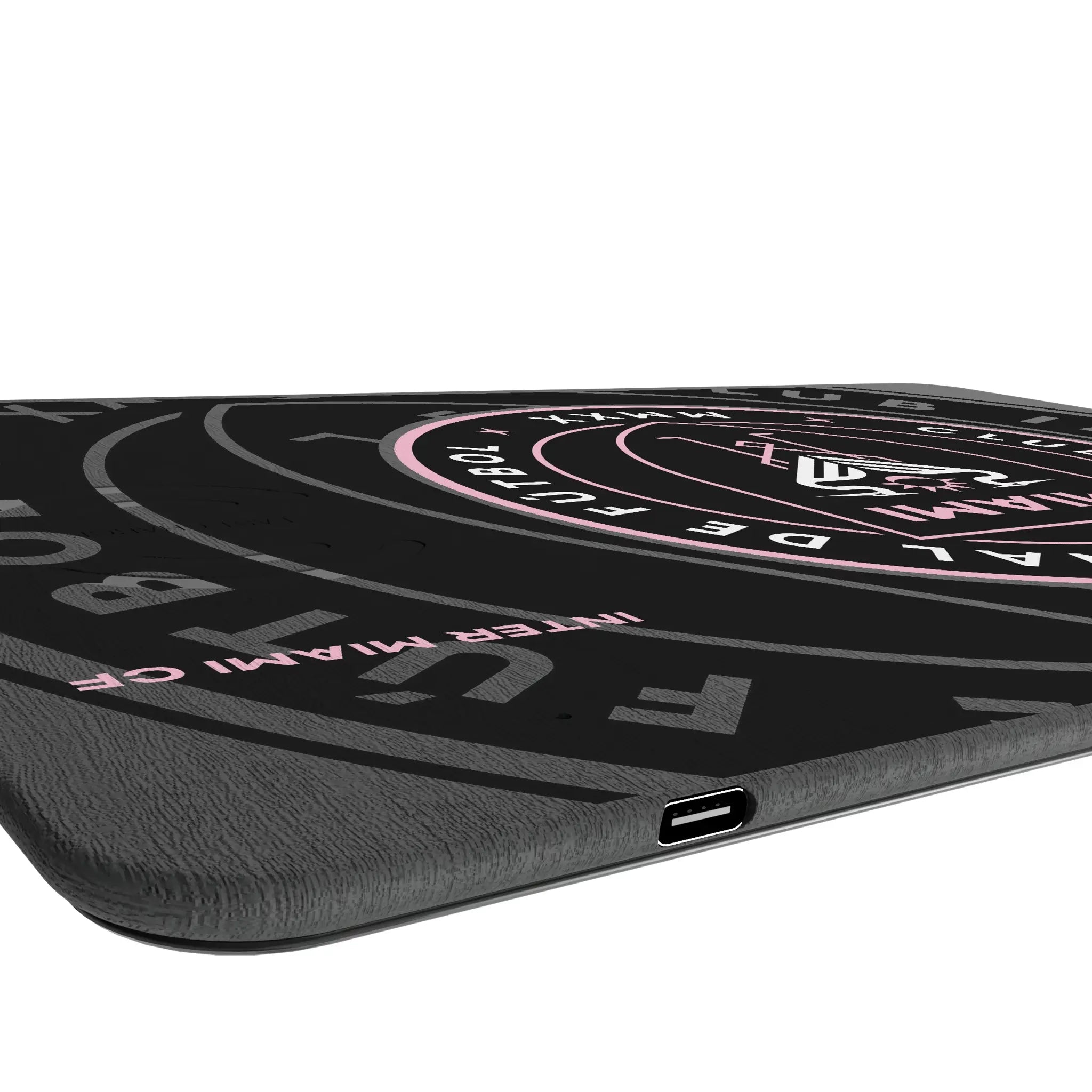 Inter Miami CF Monocolor Tilt 15-Watt Wireless Charger and Mouse Pad