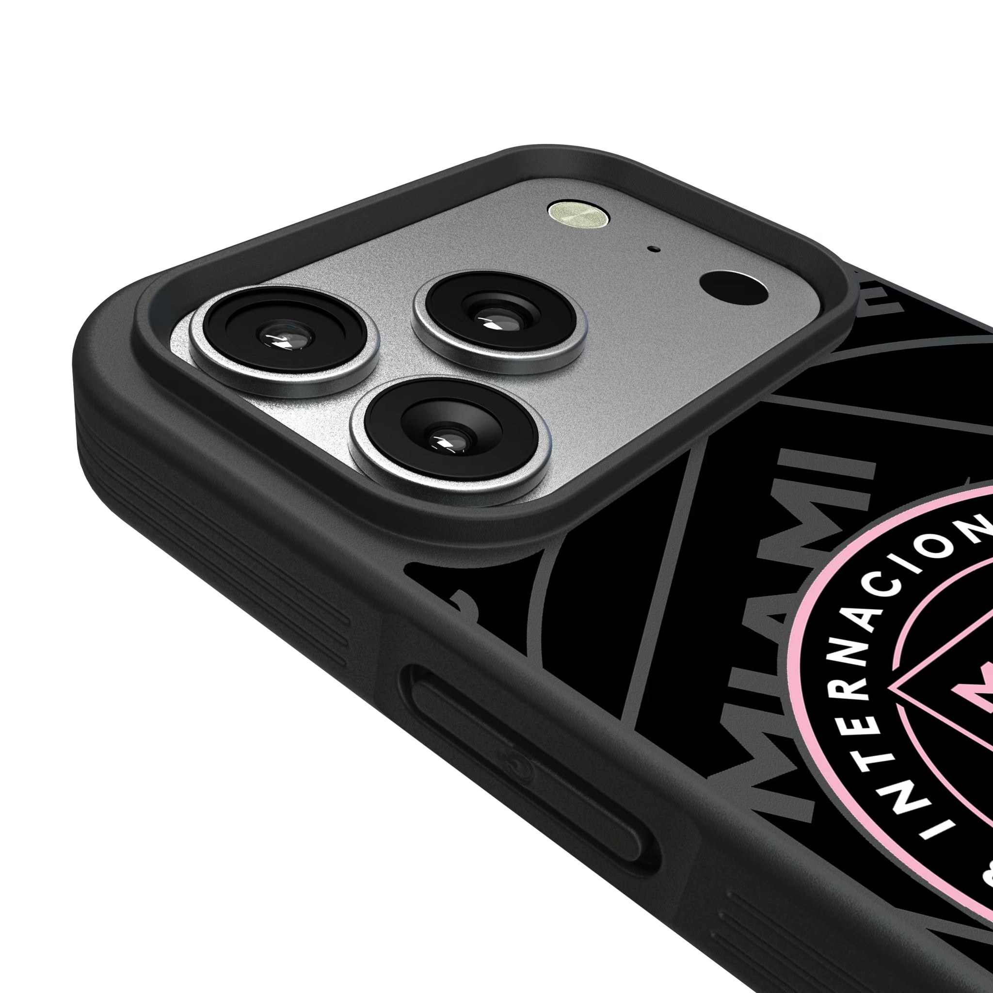 Inter Miami CF Monocolor Tilt iPhone Bump Phone Case for Apple iPhone - Detail#Device_iPhone 17 Pro