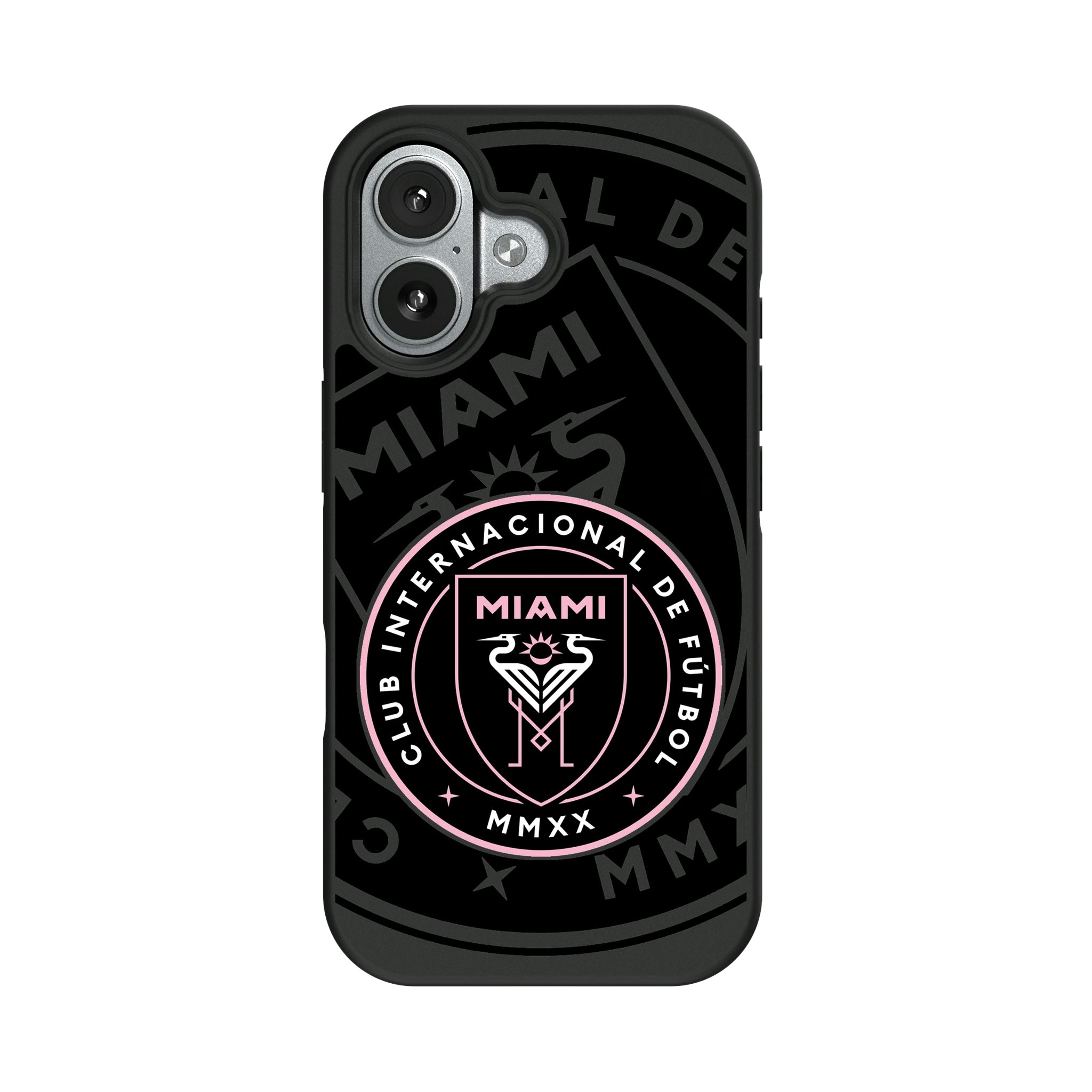 Inter Miami CF Monocolor Tilt iPhone Bump Phone Case for Apple iPhone#Device_iPhone 17