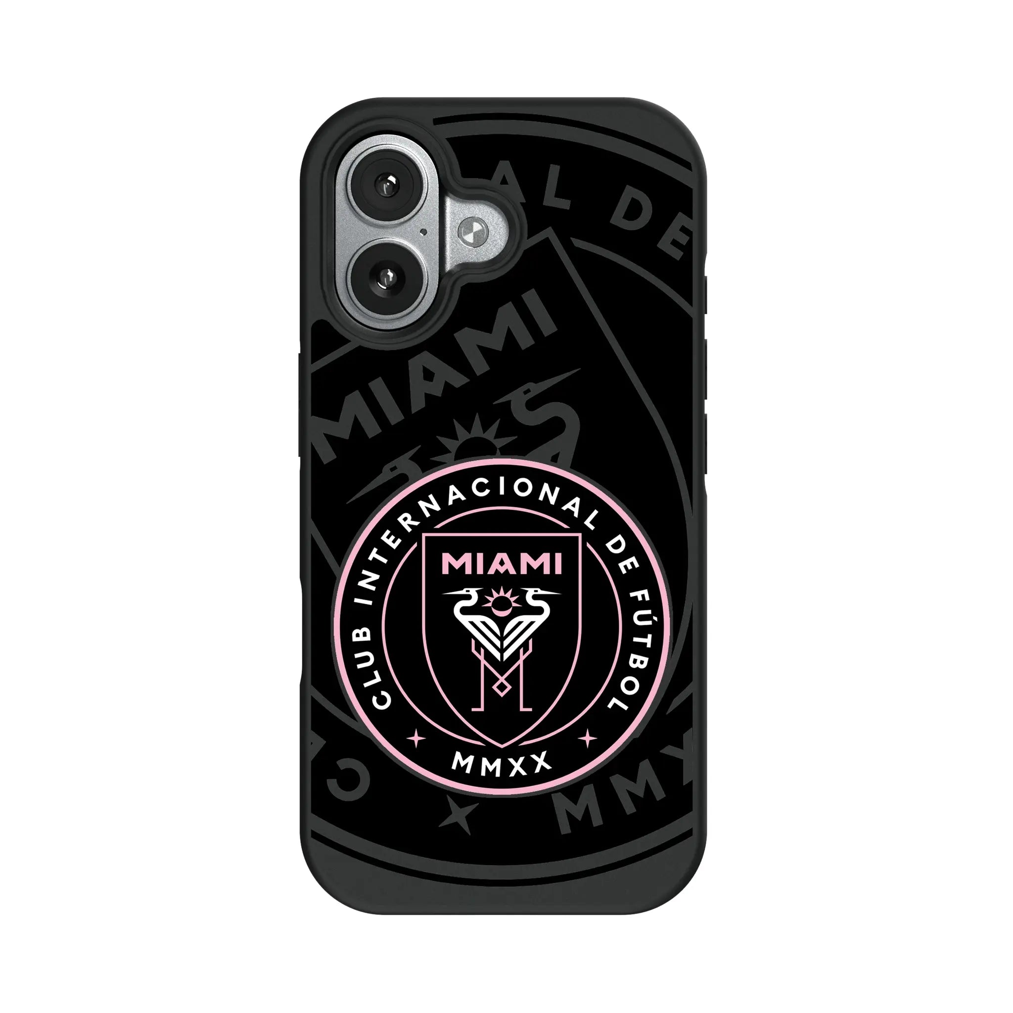 Inter Miami CF Monocolor Tilt iPhone Bump Phone Case for Apple iPhone#Device_iPhone 17