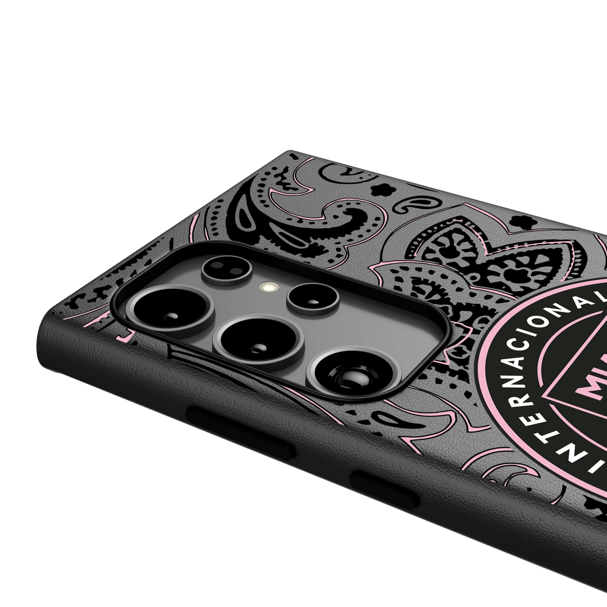 Inter Miami CF Paisley Galaxy MagSafe Compatible Phone Case for Samsung Galaxy - Detail