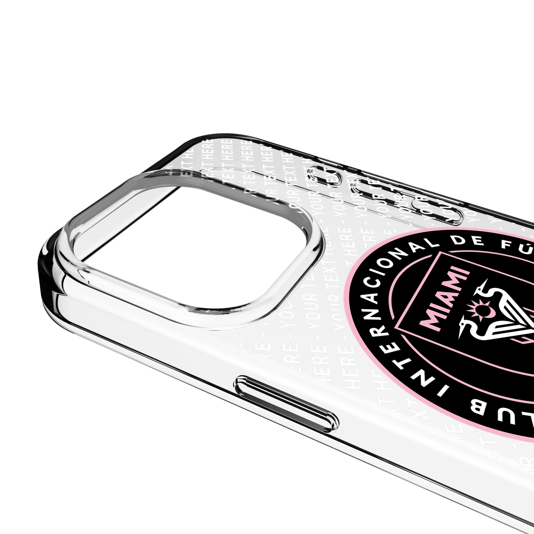 Inter Miami CF Personalized EndZone Plus iPhone Clear Phone Case for Apple iPhone - Detail